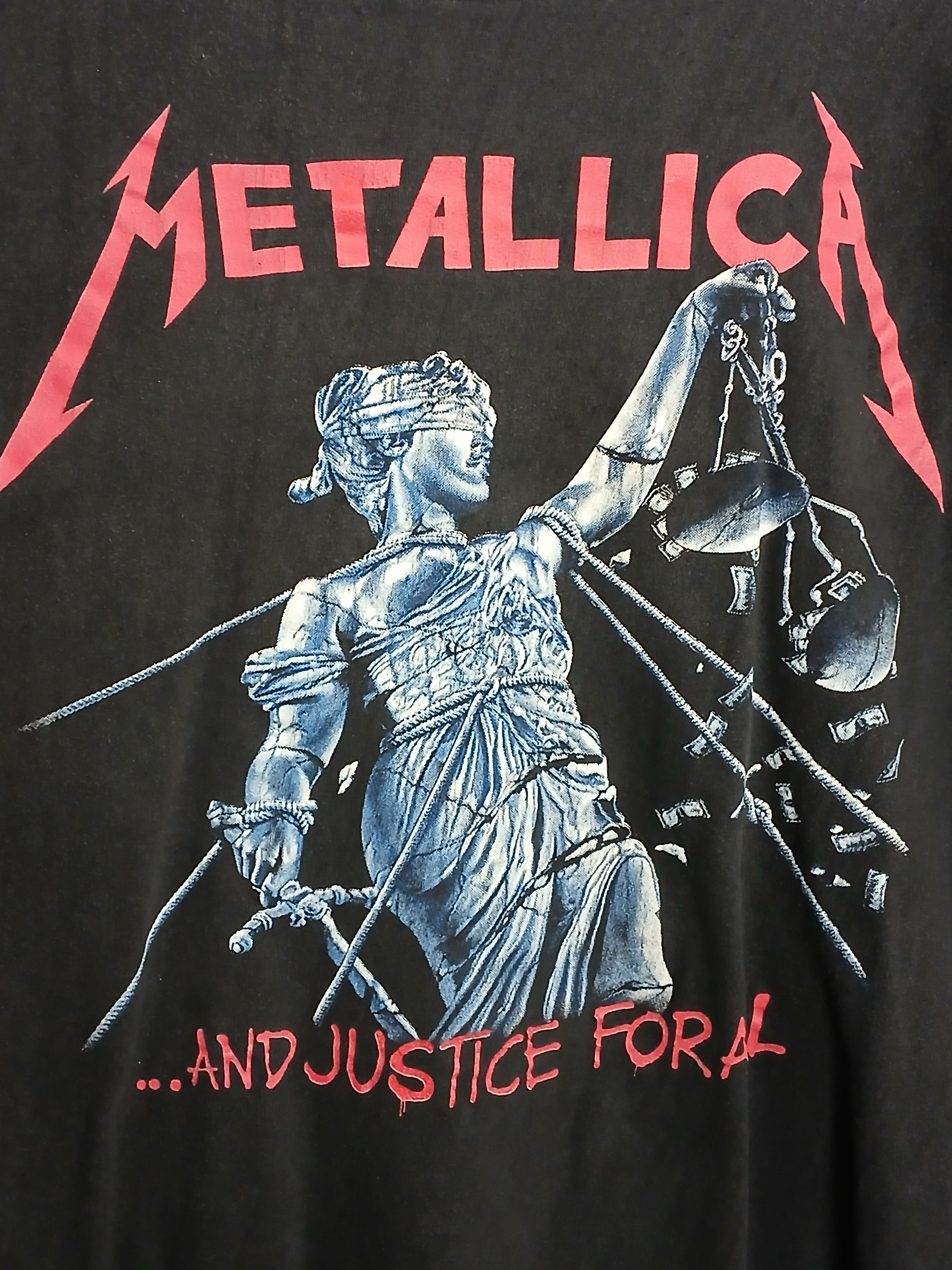 Band Tees × Metallica Metallica And Justice For All T-Shirt Size US XXL / EU 58 / 5 - 3 Thumbnail