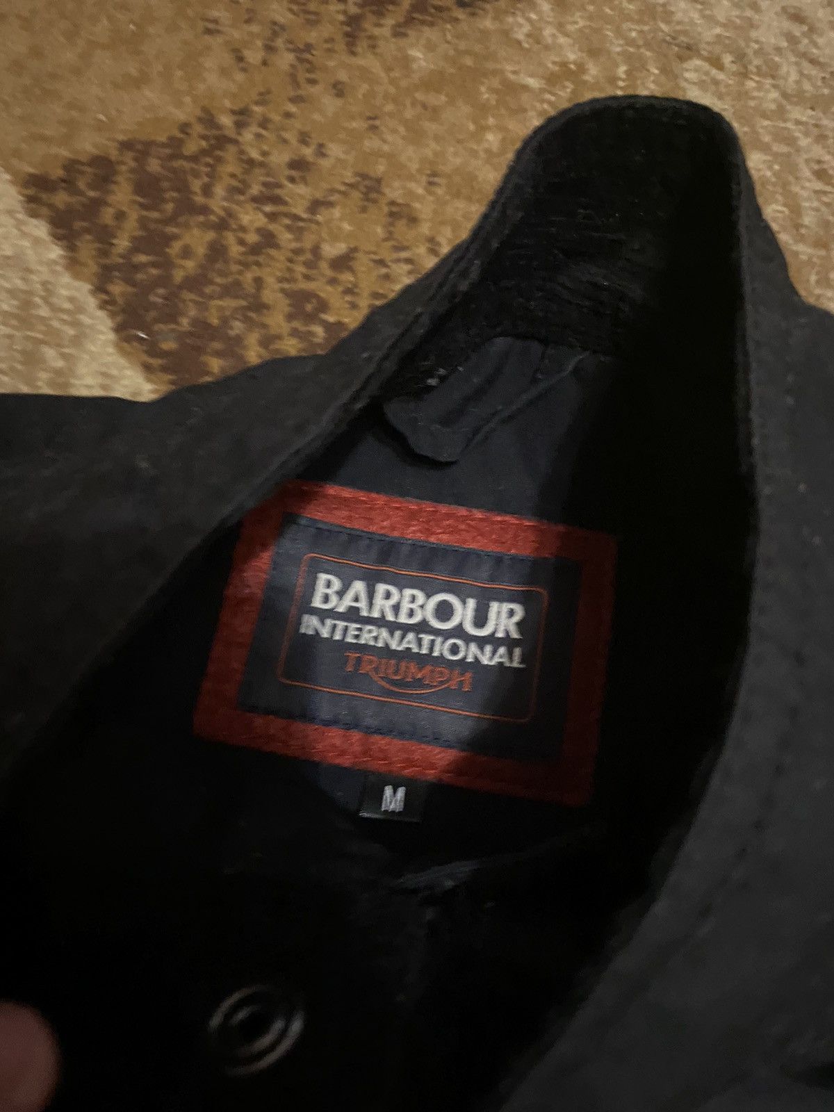 Barbour Barbour Waxed Black Moto Jacket Men’s Size M Size US M / EU 48-50 / 2 - 9 Thumbnail