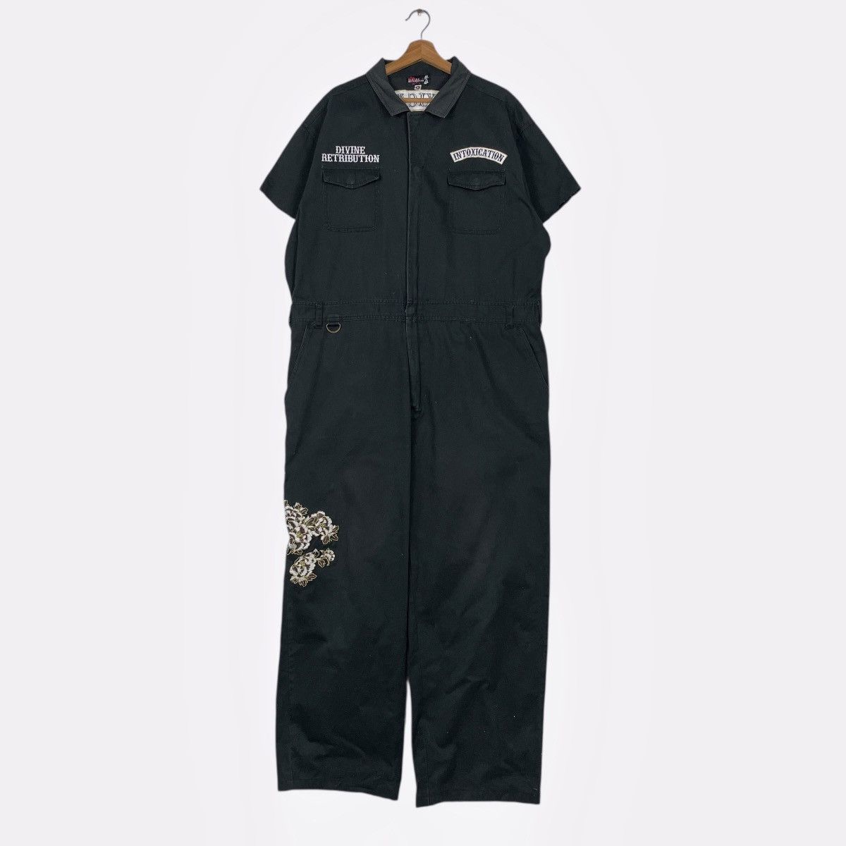 Japanese Brand Divine Retribution Intoxication Embroidered Coverall Size US 36 / EU 52 - 5 Thumbnail