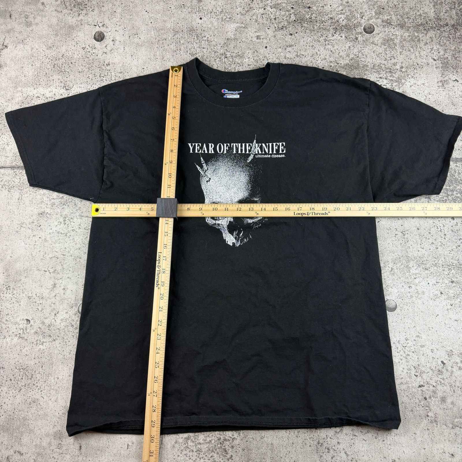 Champion Year of The Knife Hardcore Band Shirt Size XXL YOTK Size US XL / EU 56 / 4 - 5 Thumbnail