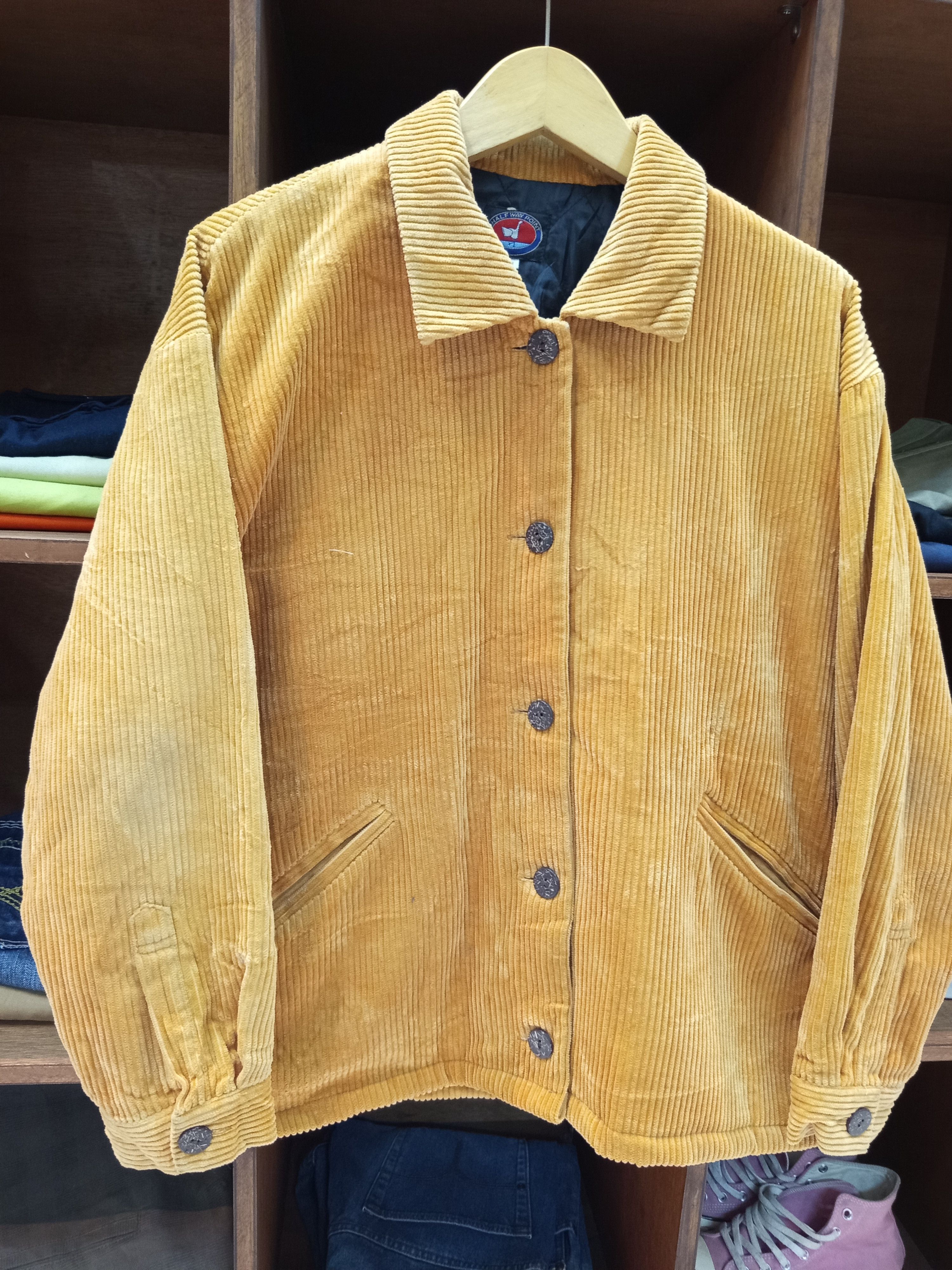 Vintage 1990s Quilted Corduroy Jacket Size M / US 6-8 / IT 42-44 - 3 Thumbnail