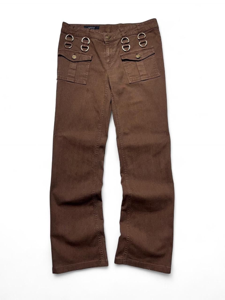 Gucci 2000s rare gucci boot cut jeans by tom ford archival Size 32" / US 10 / IT 46 - 1 Thumbnail