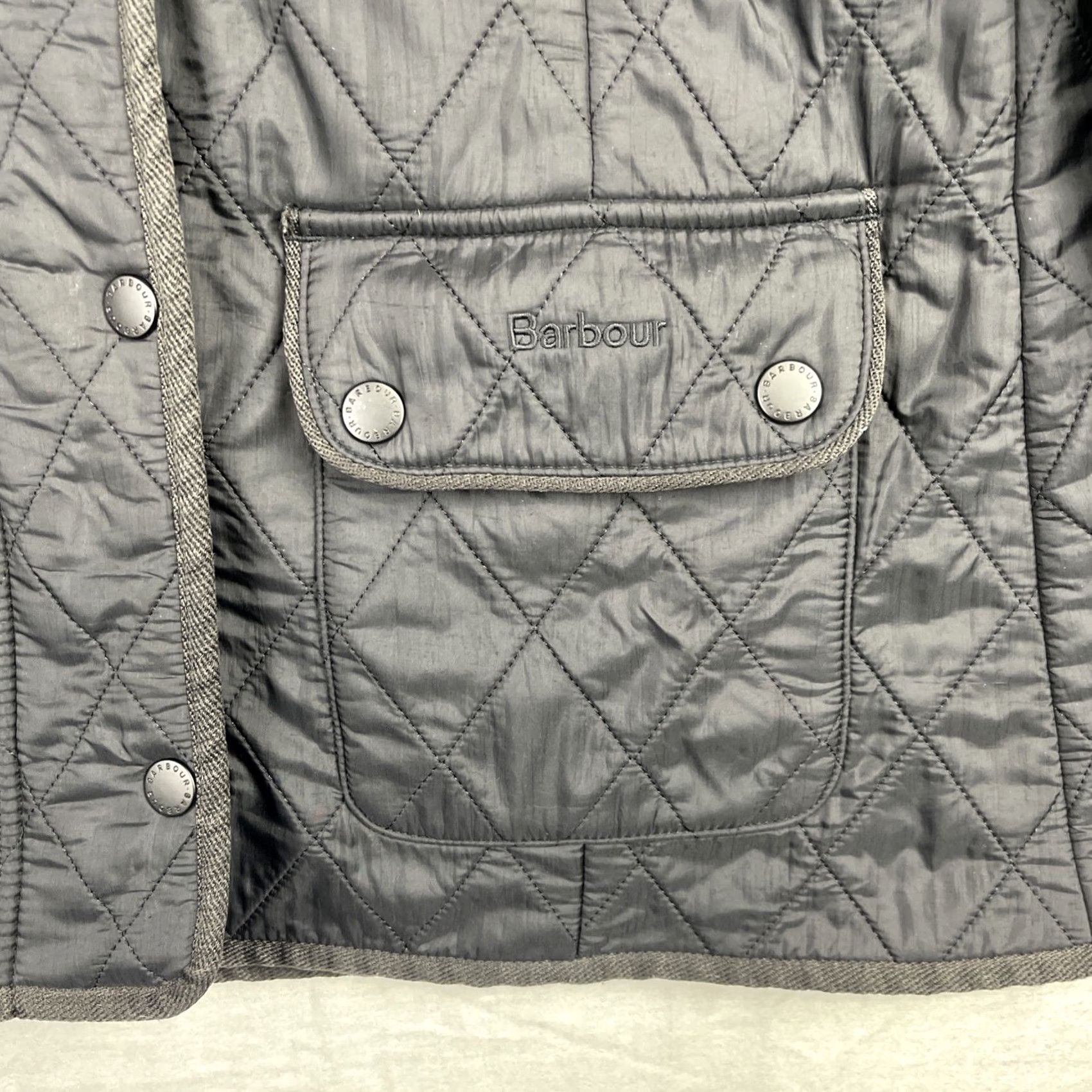 Barbour Barbour Jacket Womens 6 Black Utility Polarquilt Field Season 6 Game Of Thrones Size M / US 6-8 / IT 42-44 - 6 Thumbnail