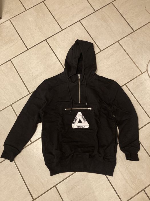 Palace half cheap zip hoodie