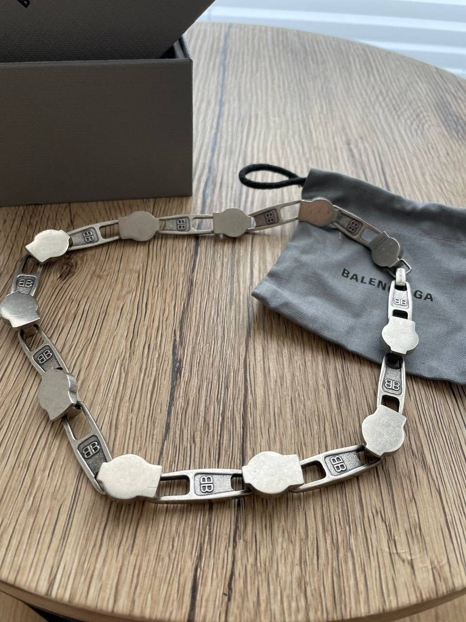Balenciaga Balenciaga silver zip necklace Size ONE SIZE - 5 Thumbnail
