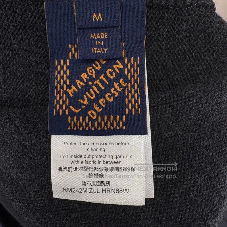 Louis Vuitton Louis Vuitton Sunflower nail bead logo black sweater Size US M / EU 48-50 / 2 - 7 Thumbnail