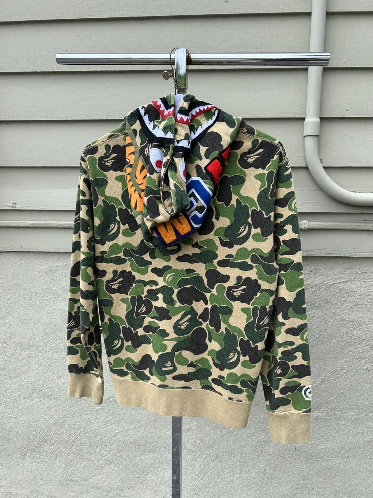 Bape Bape abc green shark hoodie Size US L / EU 52-54 / 3 - 5 Thumbnail