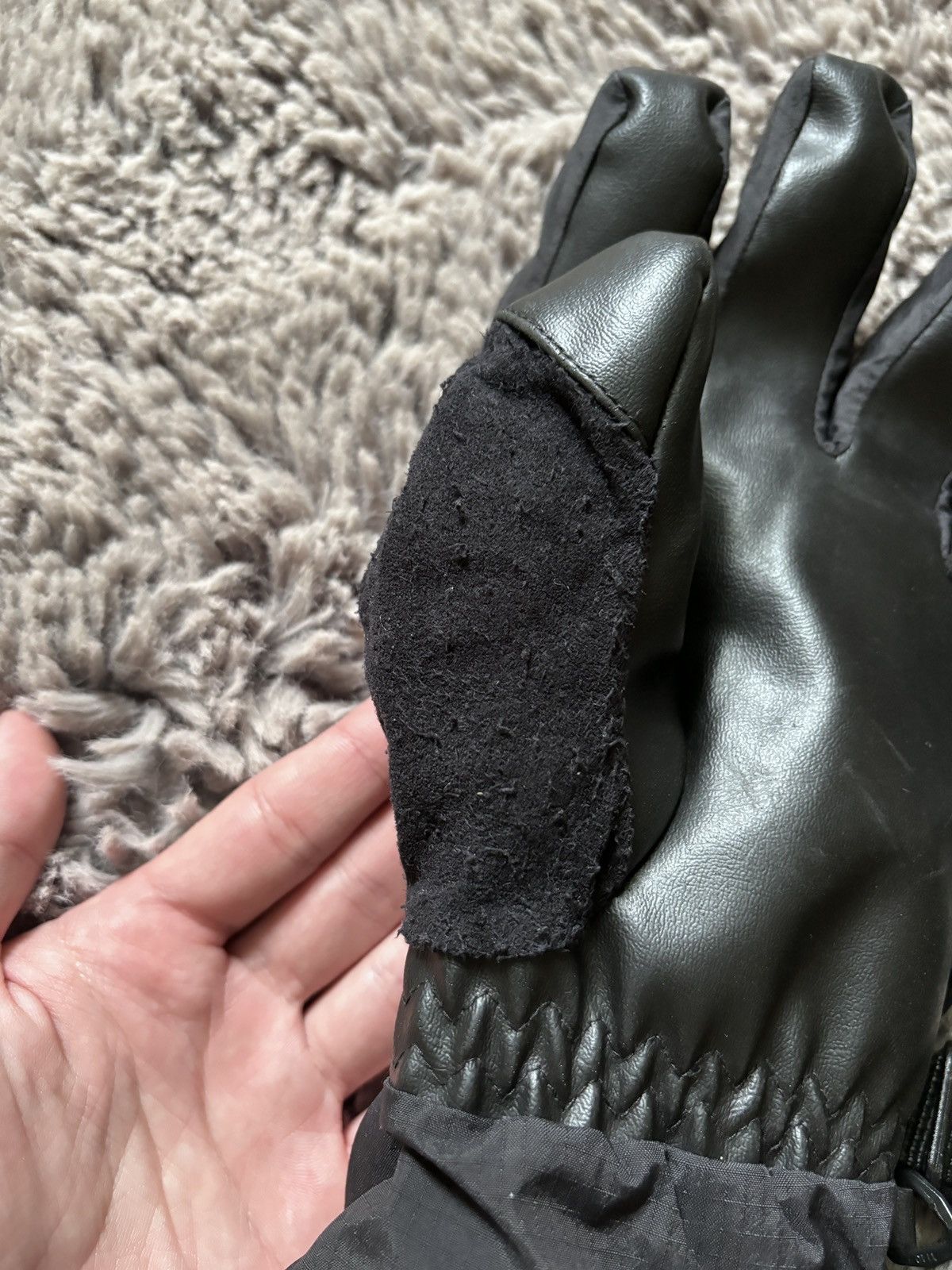The North Face × Vintage The North Face Hydroseal vinatge black gloves size S Size ONE SIZE - 5 Thumbnail