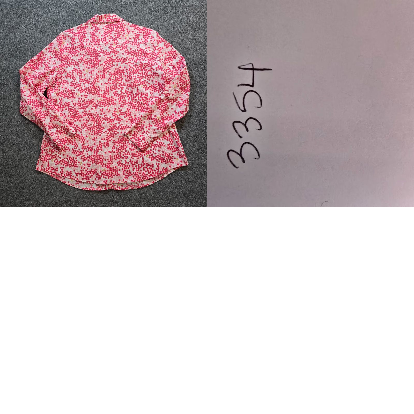 Vintage Foxcroft Blouse Womens Size 8 Pink Apples Button No Iron Casual Career Shirt Size M / US 6-8 / IT 42-44 - 8 Thumbnail