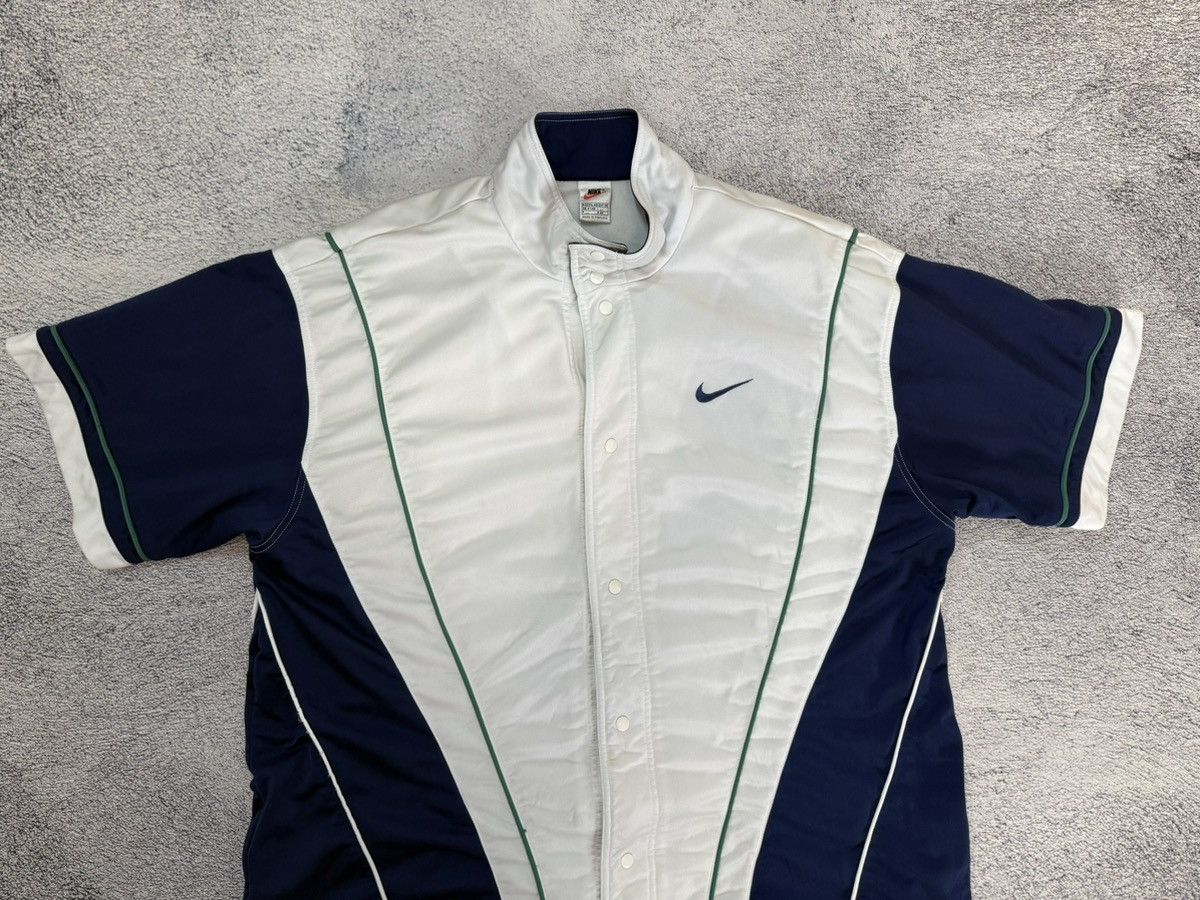 Nike Vintage Nike Men Snap Button Shirt XXL Big Logo Pockets Y2K Size US XXL / EU 58 / 5 - 4 Thumbnail