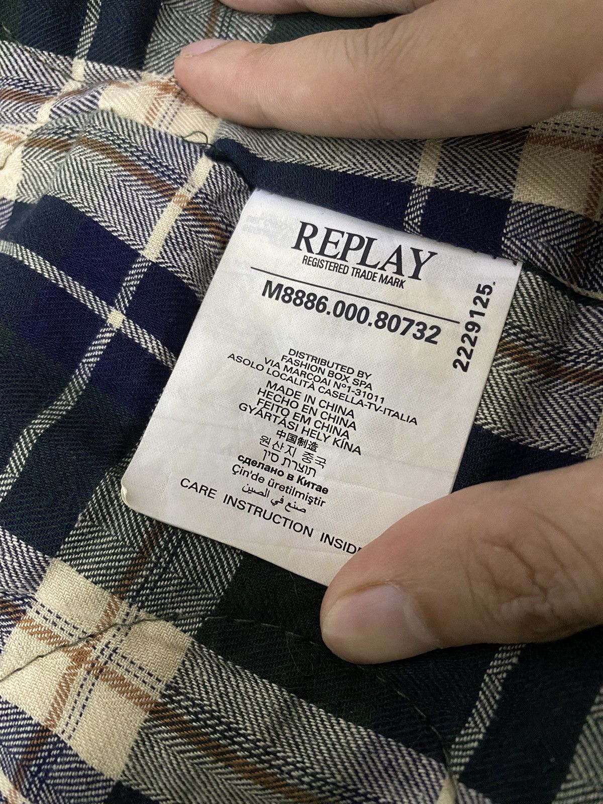 Replay Replay nova check military exclusive waxed jacket Size US M / EU 48-50 / 2 - 10 Thumbnail