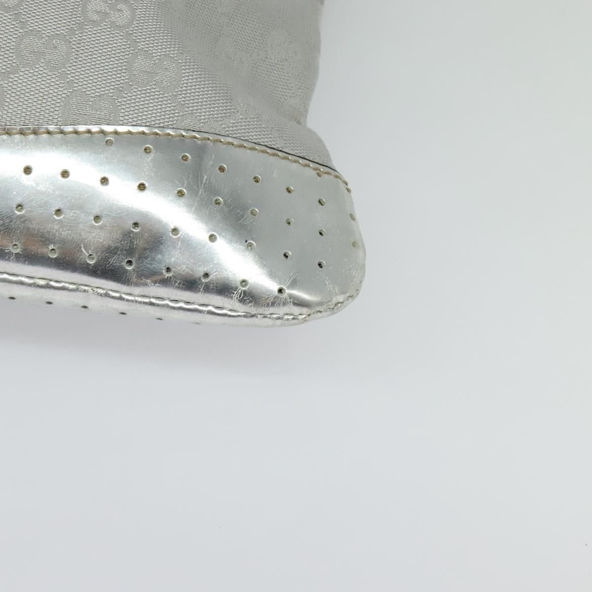 Gucci GUCCI GG Canvas Shoulder Bag Silver Size ONE SIZE - 11 Thumbnail