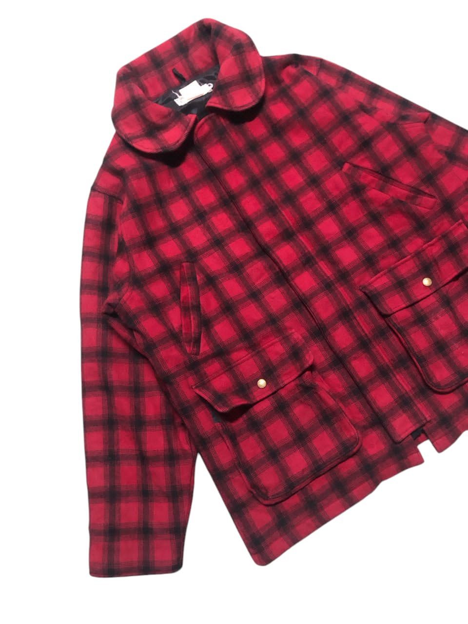 L.L. Bean × Vintage Vintage L.L.Bean Plaid Mackinaw Hunting Jacket Wool Size US M / EU 48-50 / 2 - 5 Thumbnail