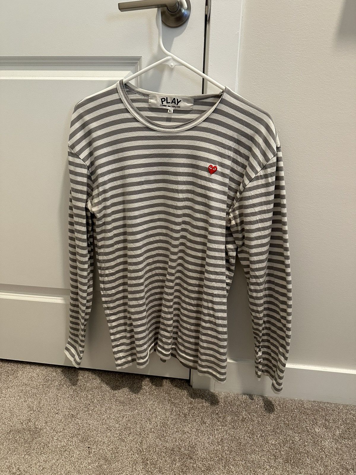Comme des Garcons PLAY Comme des Garçons (CDG) PLAY Embroidered Logo Long Sleeve Size US XL / EU 56 / 4 - 1 Thumbnail