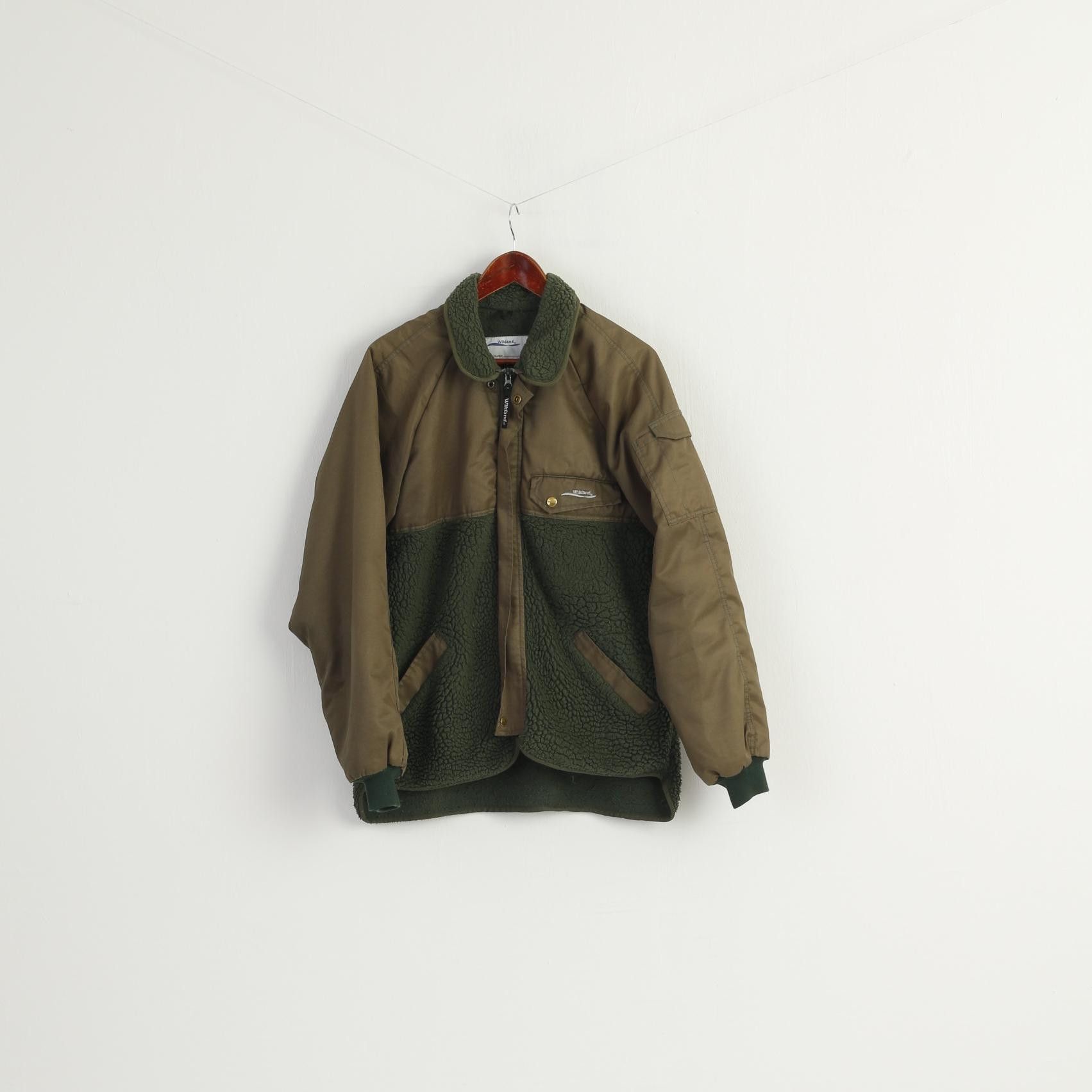 Vintage Wikland Men M Jacket Green Hunting Outdoor 8825 Size US M / EU 48-50 / 2 - 1 Thumbnail