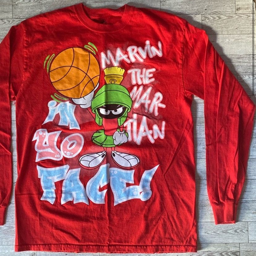Vintage Retro, Looney Tunes, Marvin the Martian, Space Jam Size US M / EU 48-50 / 2 - 2 Thumbnail