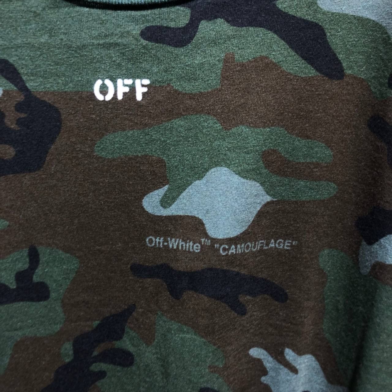 Off-White Off-White Camouflage Arrows Tee Size US L / EU 52-54 / 3 - 4 Thumbnail