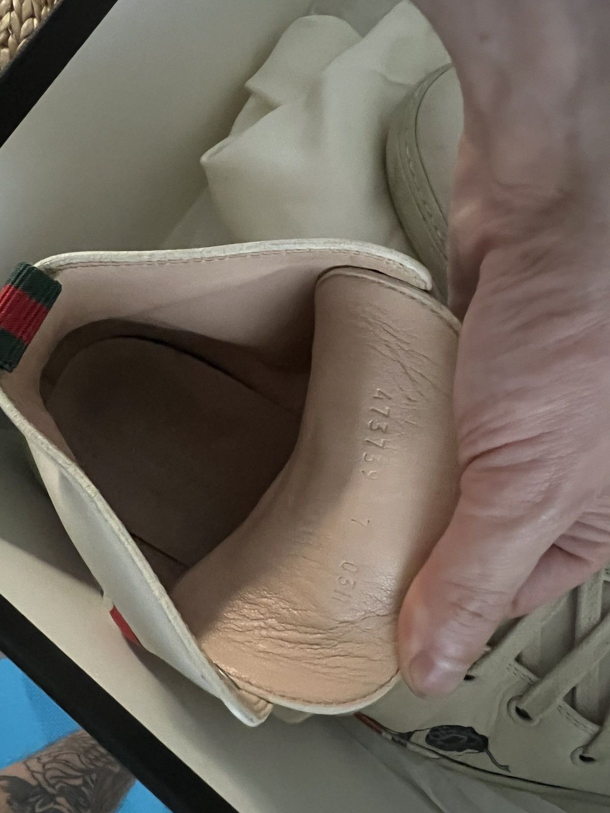 Gucci Gucci Ace Kingsnake High-Top Size US 7 / EU 40 - 4 Thumbnail