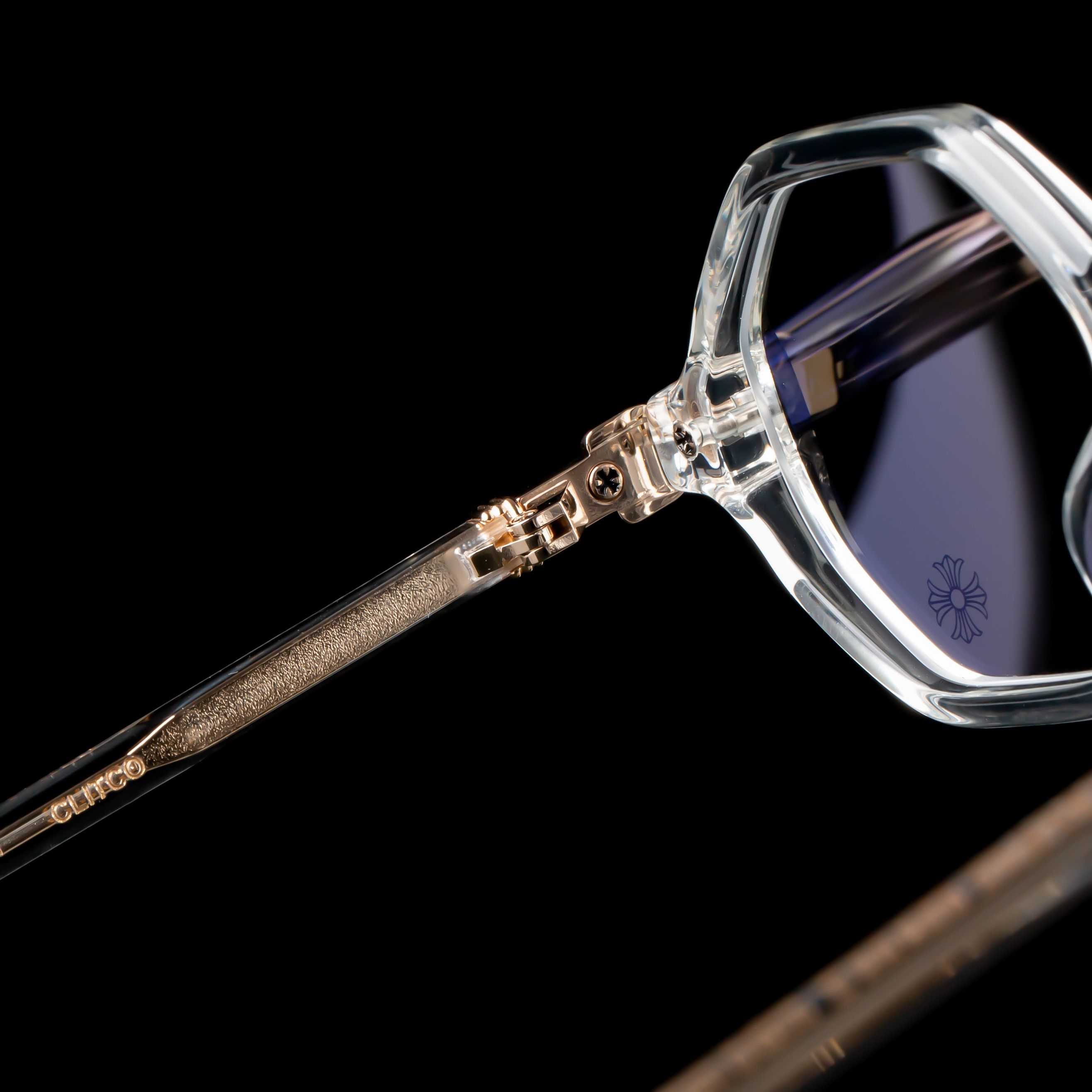 Chrome Hearts CHROME HEARTS CLITCO CRYSTAL GLASSES Size ONE SIZE - 3 Thumbnail