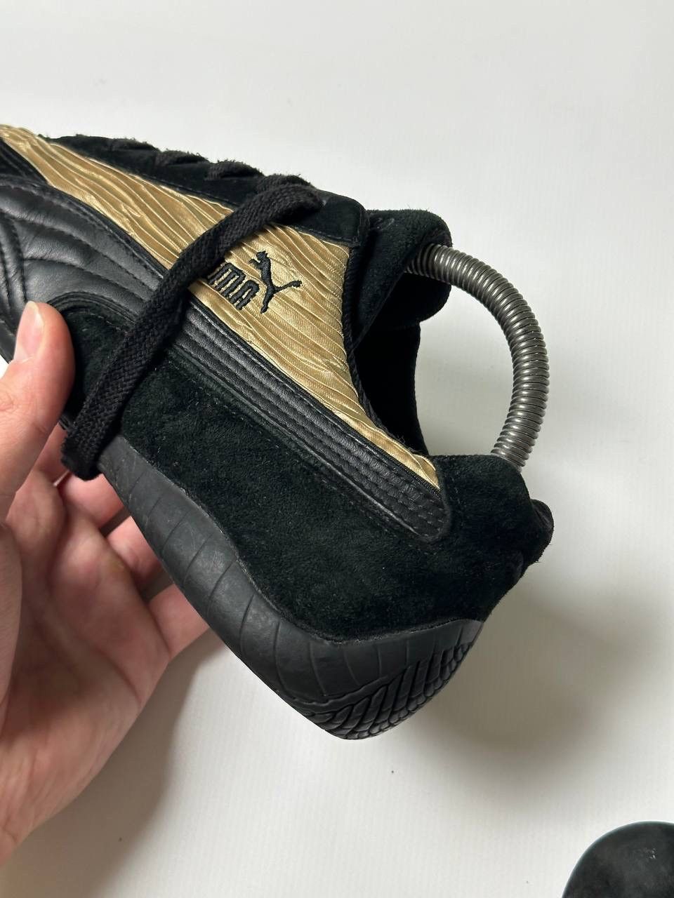 Puma Vintage Rare Puma Speed Cat 00s Shoes Gold/Black Size US 8.5 / IT 38.5 - 13 Thumbnail