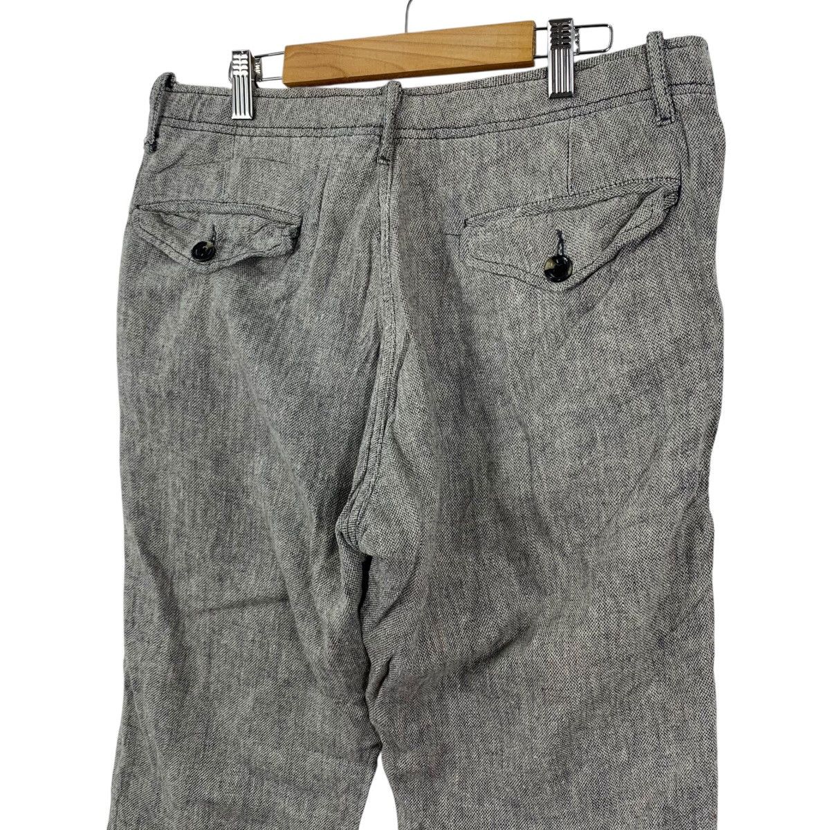 Japanese Brand BACK NUMBER Japanese Brand Stripes Linen Drawstring Casual Size US 30 / EU 46 - 6 Thumbnail
