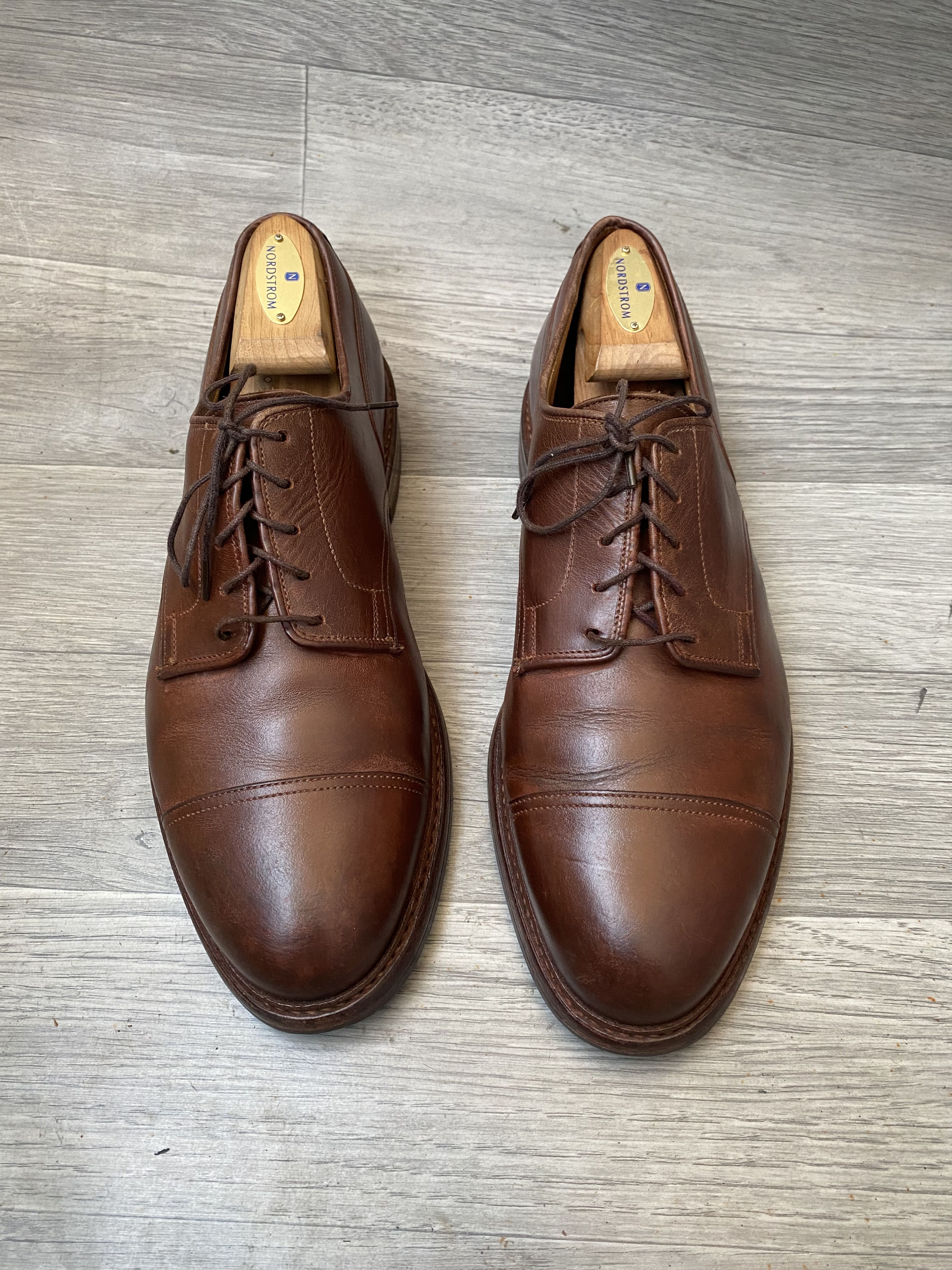 Crockett & Jones Crockett and jones cap toe leather oxford sz uk 8.5 Size US 9.5 / EU 42-43 - 2 Thumbnail