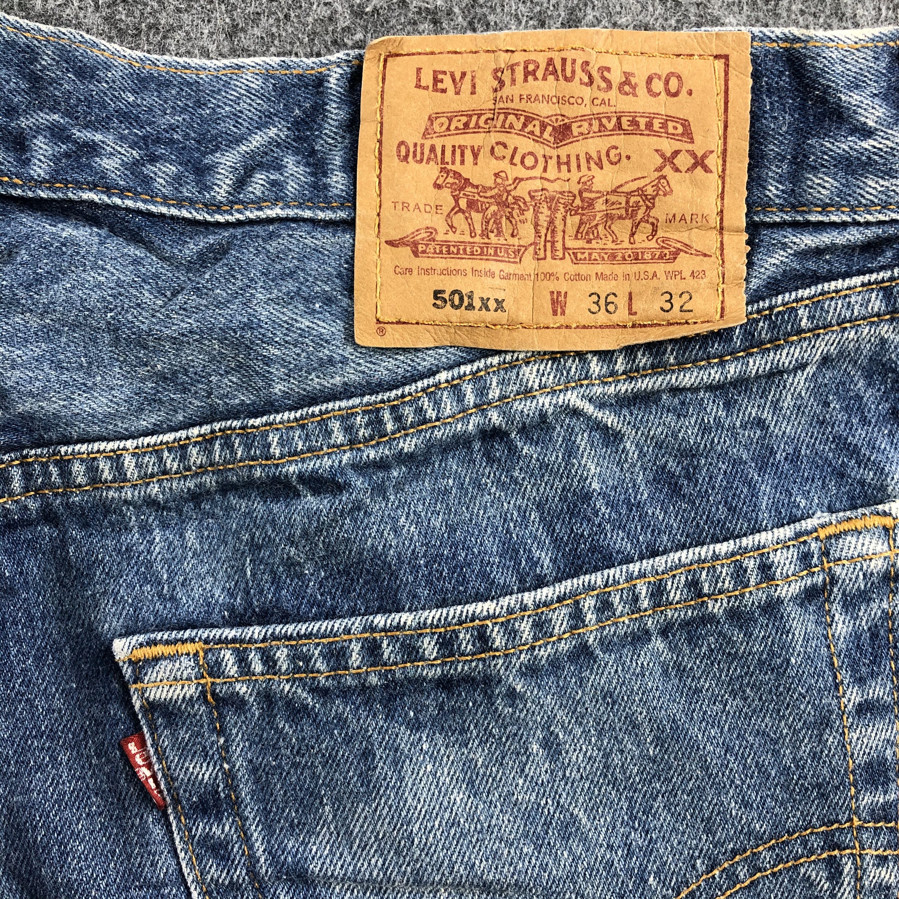 Levi's Jeans Levis 501xx Vintage 90s-JM891 Size US 33 - 5 Thumbnail