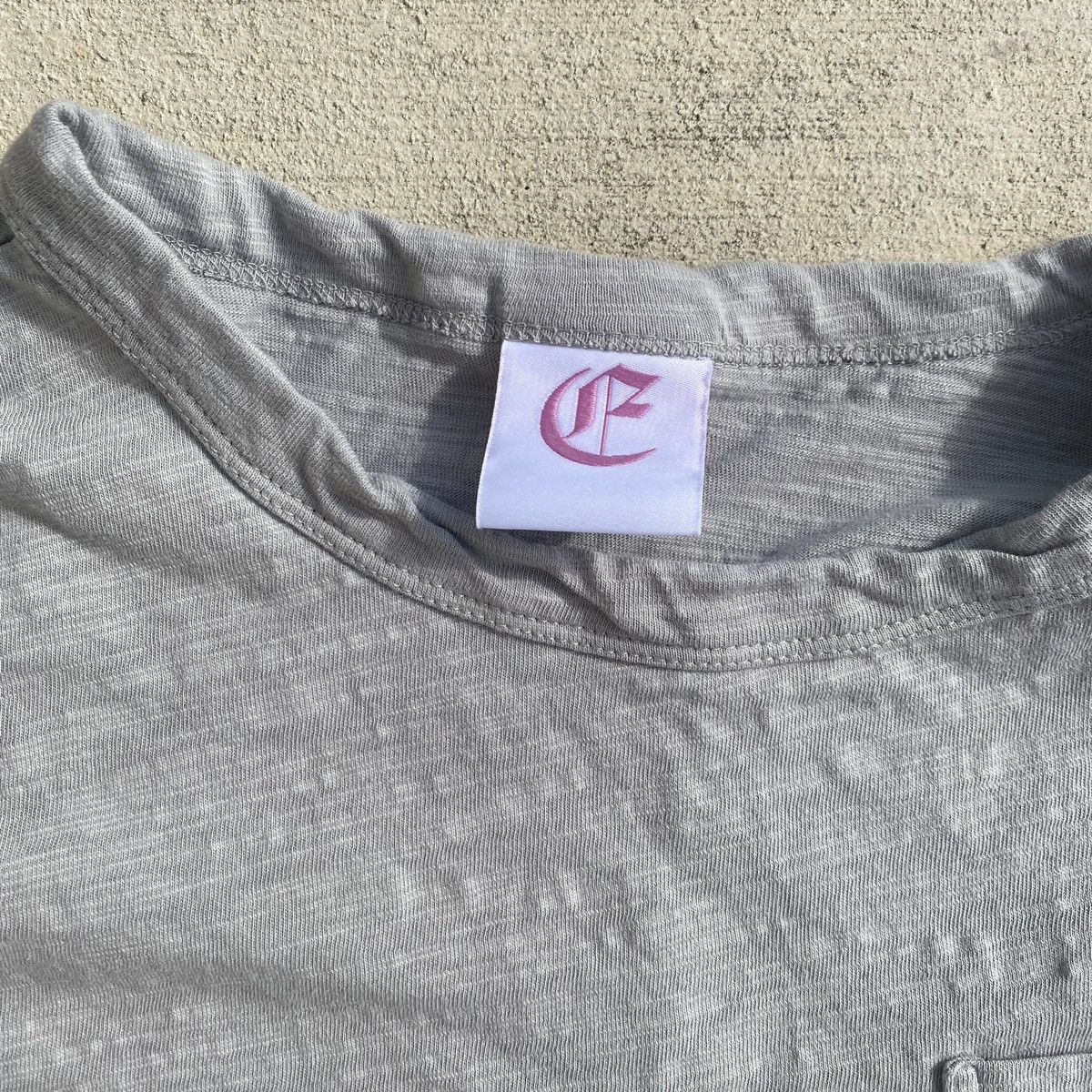 Other × Vintage Elysian grey pocket baby tee cotton slub Size S / US 4 / IT 40 - 3 Thumbnail