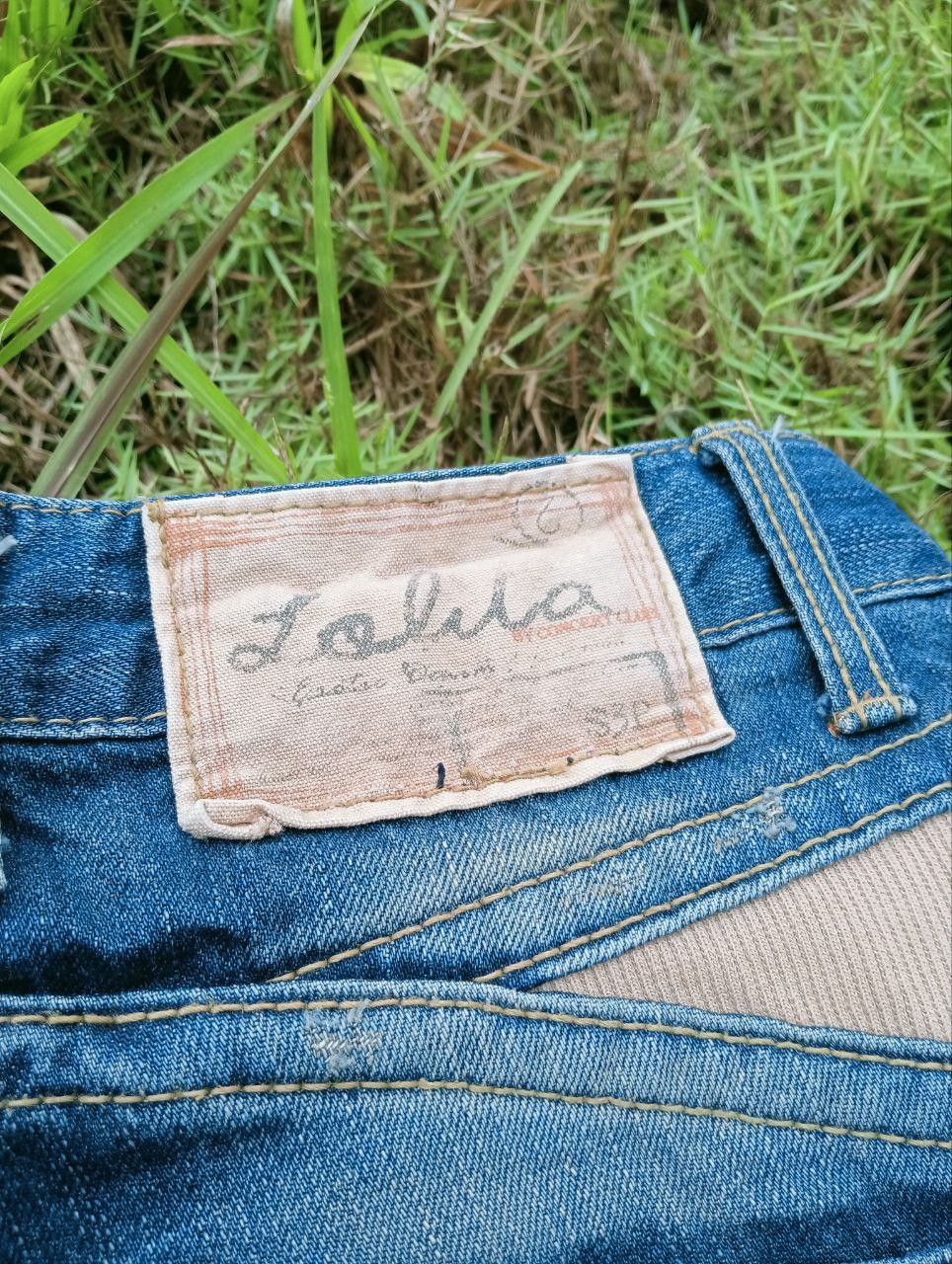 Japanese Brand VINTAGE LOLITA JEANS DISTRESSED DENIM JEANS Size US 33 - 7 Thumbnail