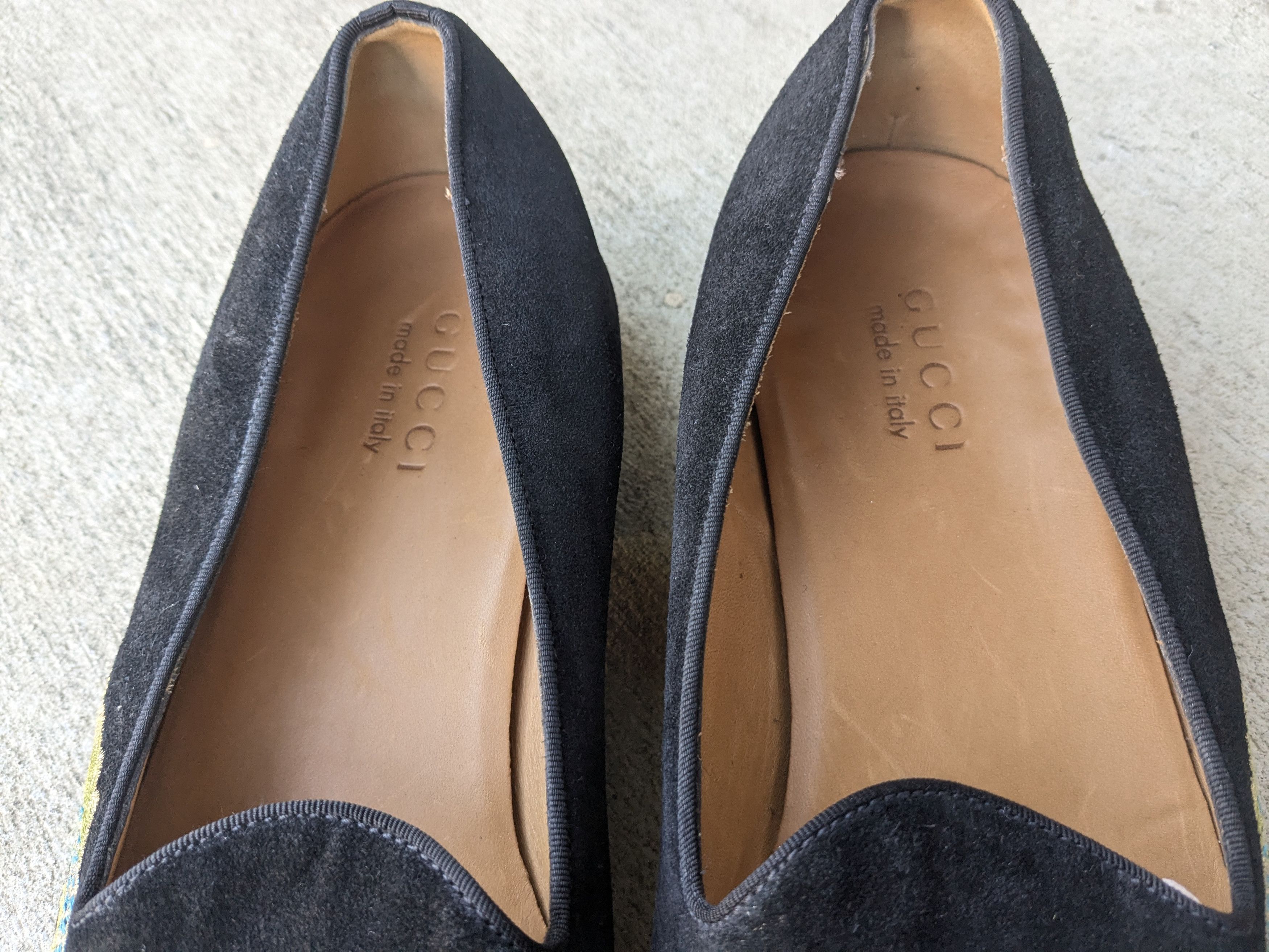 Gucci Gucci Loafers Dragon Black 9.5 Suede Slip Ons Size US 9.5 / EU 42-43 - 4 Thumbnail