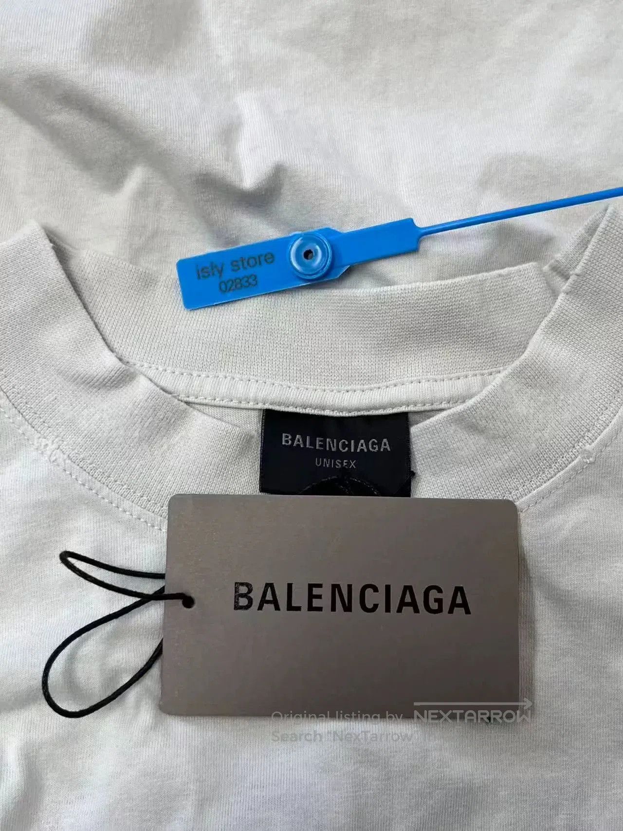 Balenciaga Balenciaga Distressed Embroidered Crewneck T-shirt. Size US M / EU 48-50 / 2 - 4 Thumbnail
