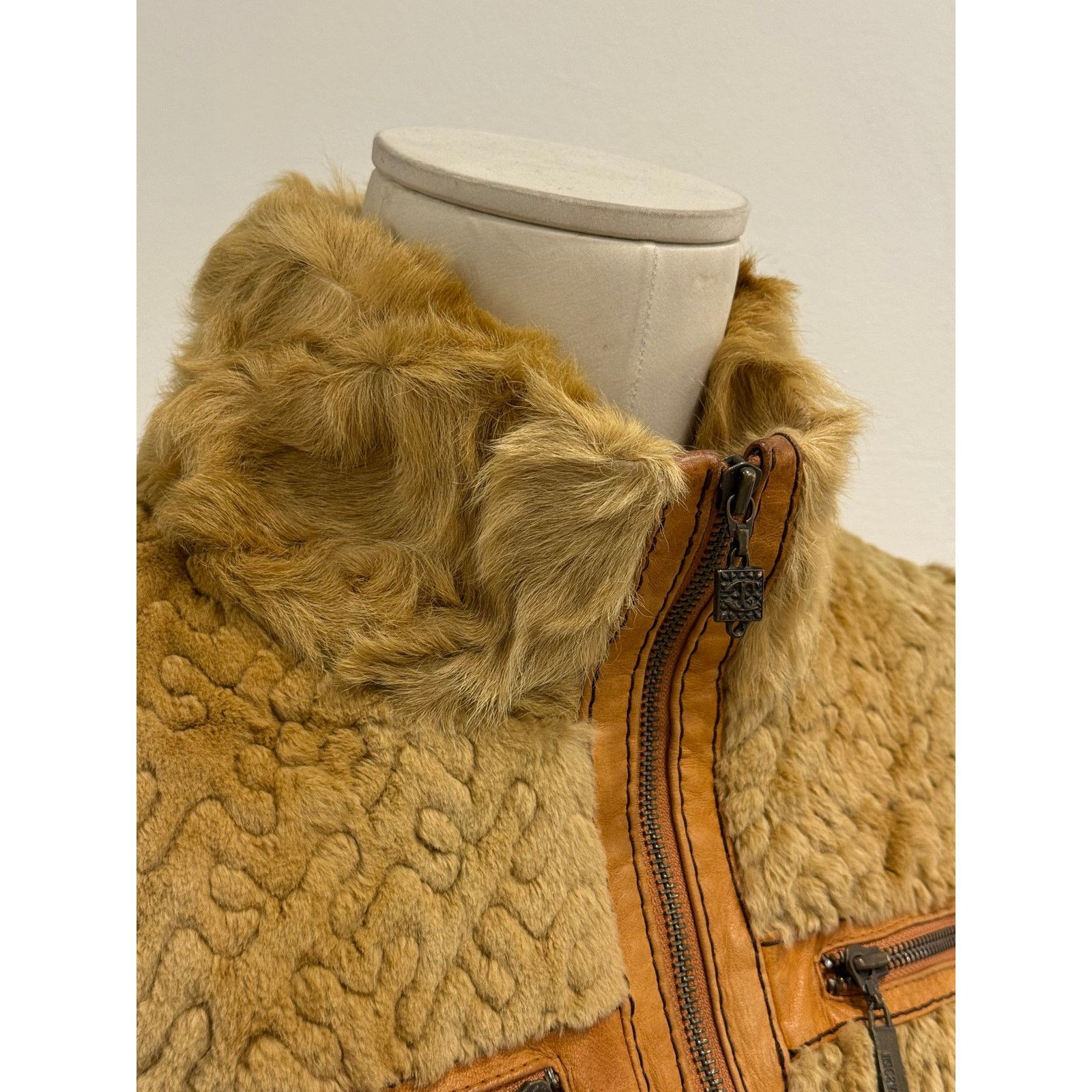 Roberto Cavalli F/W2008 Cavalli rabbit fur hybrid soldier jacket Size M / US 6-8 / IT 42-44 - 9 Thumbnail