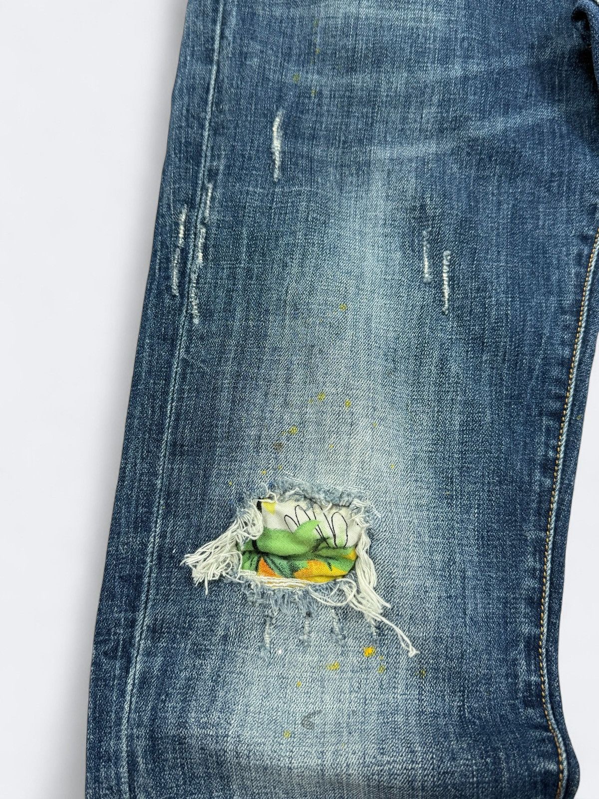 Dsquared2 Dsquared2 Distressed Washed Slim Denim Jeans Size US 32 / EU 48 - 5 Thumbnail