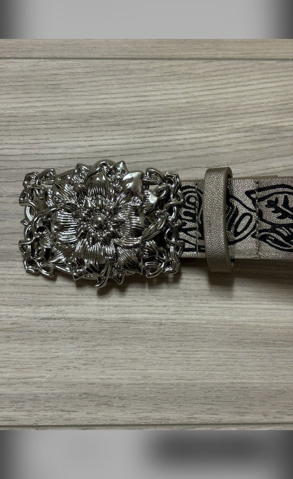Japanese Brand Western Vintage Rose Buckle Belt Size ONE SIZE - 2 Thumbnail