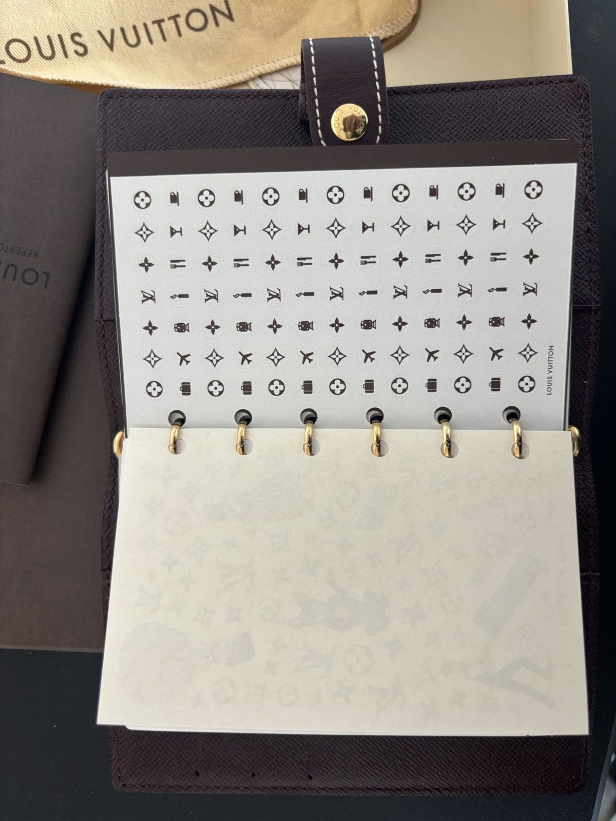 Louis Vuitton Louis Vuitton Monogram Mini Lin PM Agenda Cover Size ONE SIZE - 15 Thumbnail