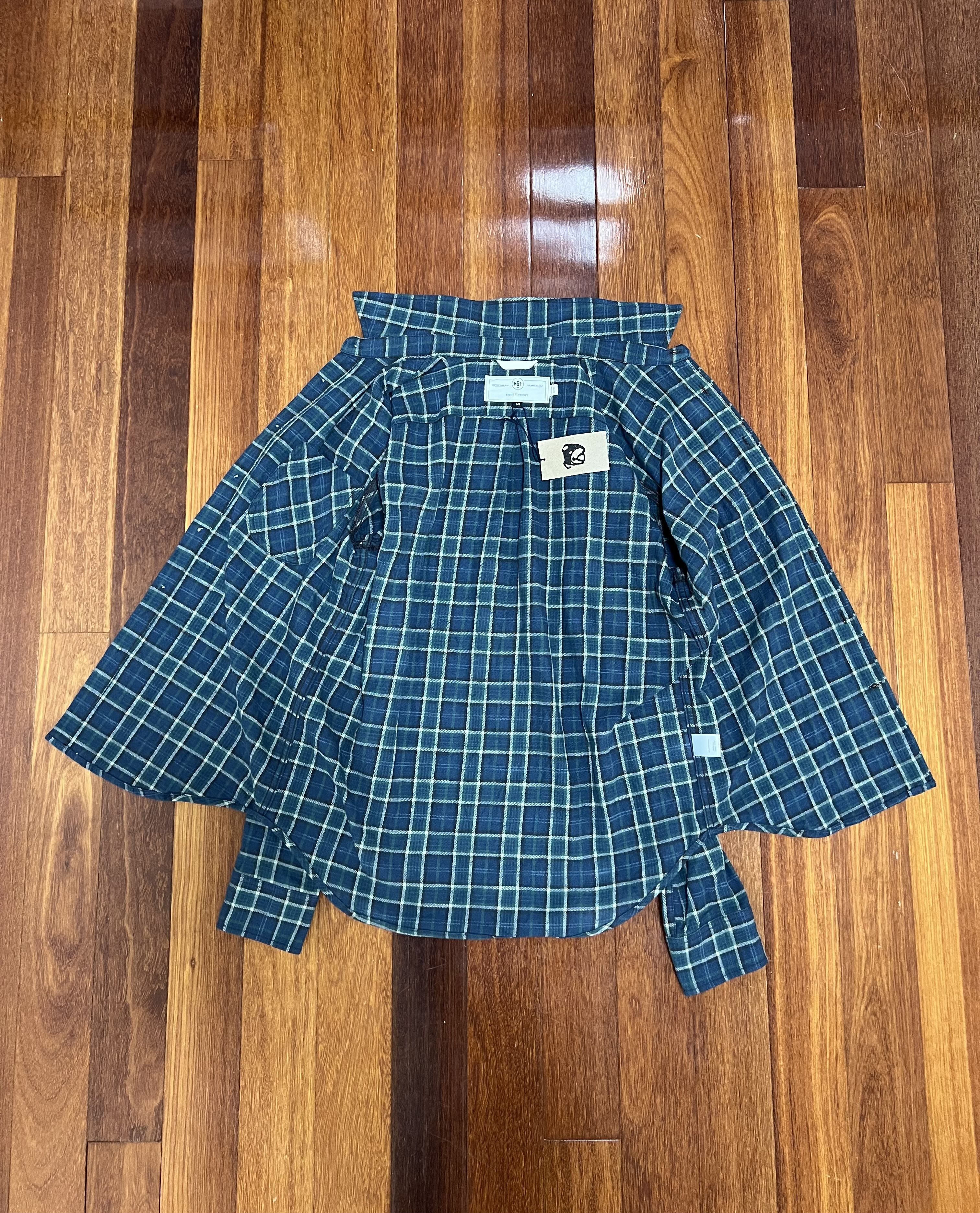 Rogue Territory 💚 Rogue Territory Jumper Shirt in Vintage Slub Plaid NEW Size US M / EU 48-50 / 2 - 10 Thumbnail