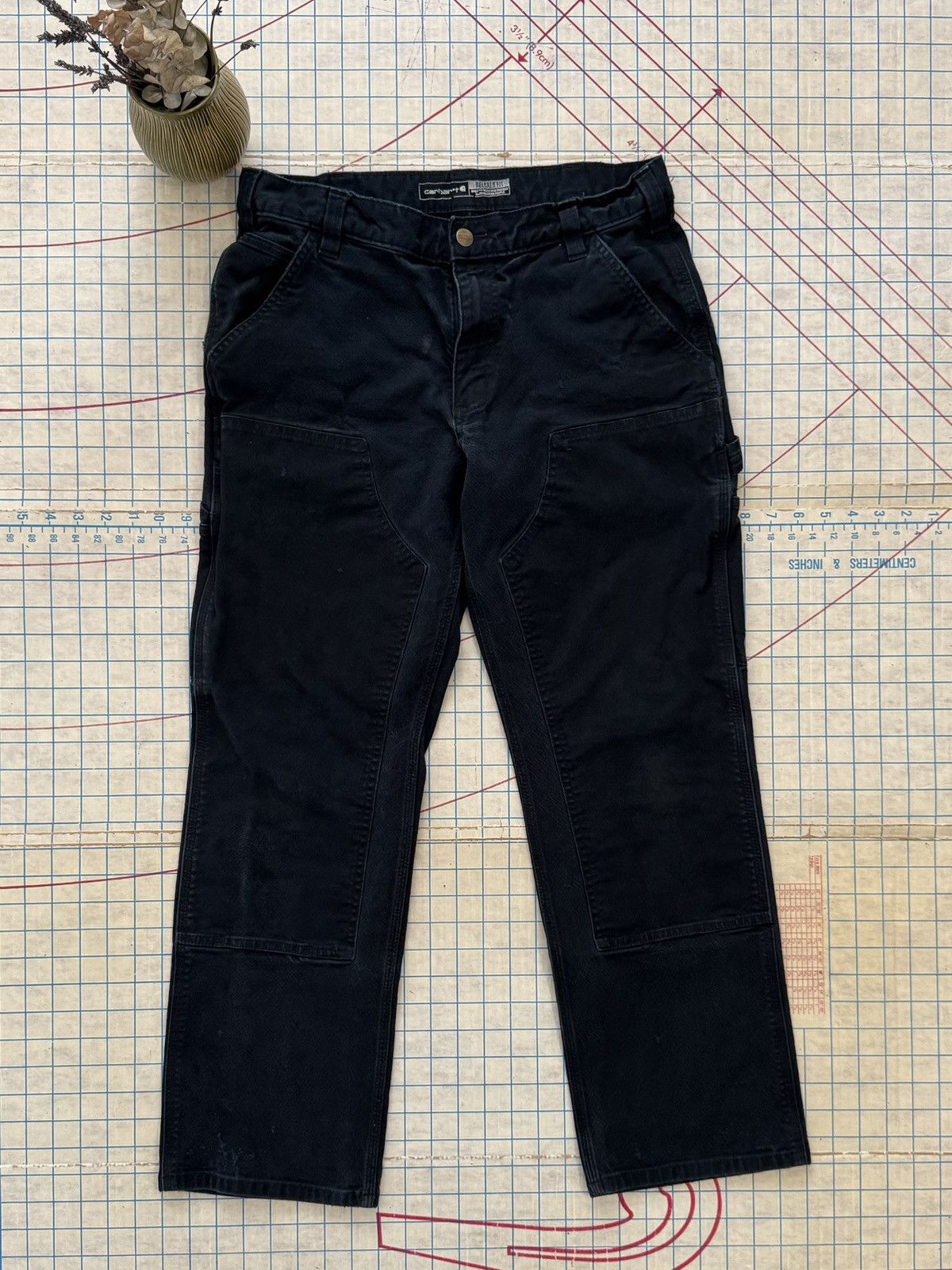 Carhartt Carhartt Double Knee Workwear Pants Size 33 Broken Zipper Size US 33 - 1 Thumbnail