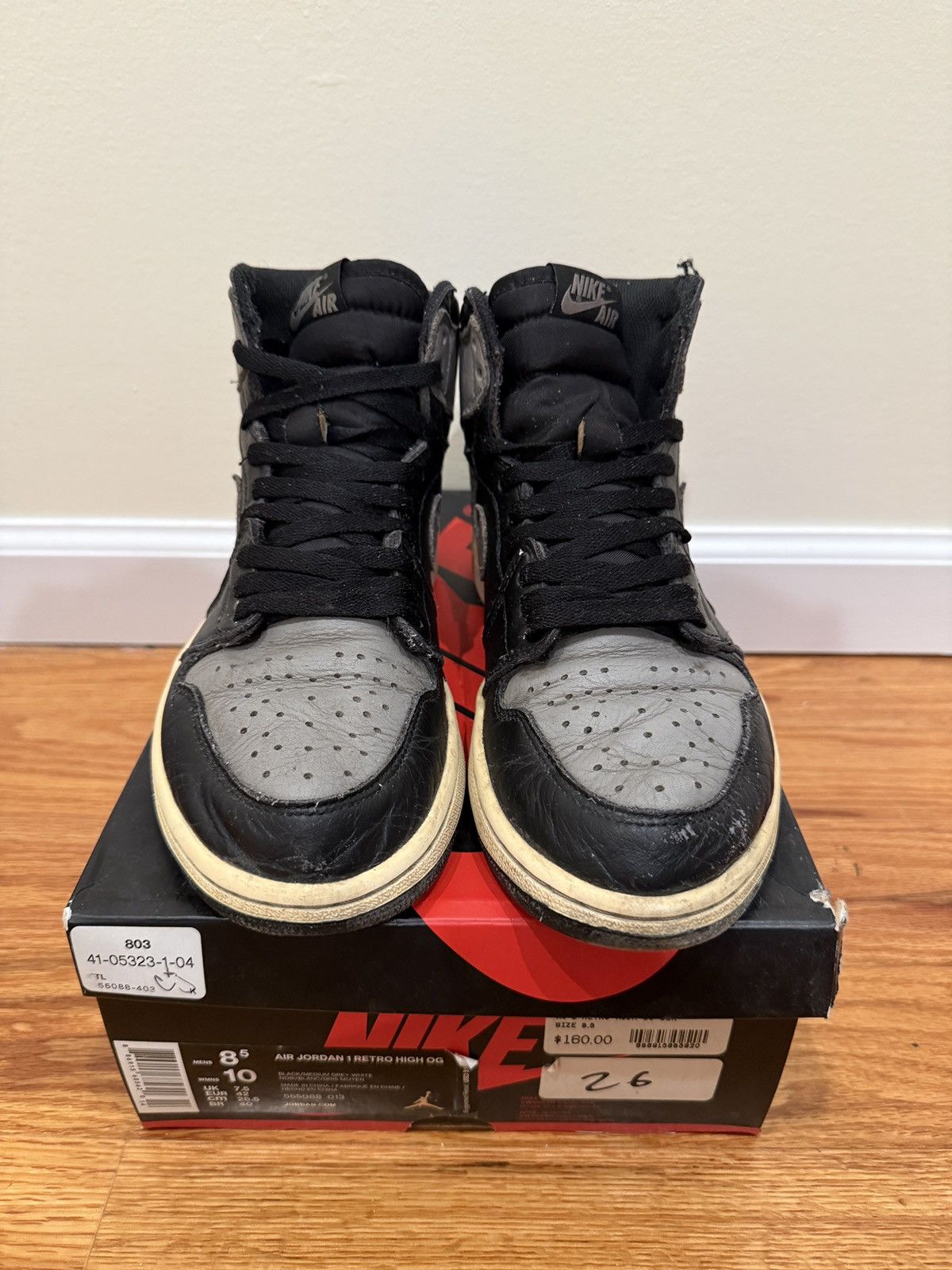 Jordan Brand Jordan 1 Shadow Size US 8.5 / EU 41-42 - 1 Thumbnail