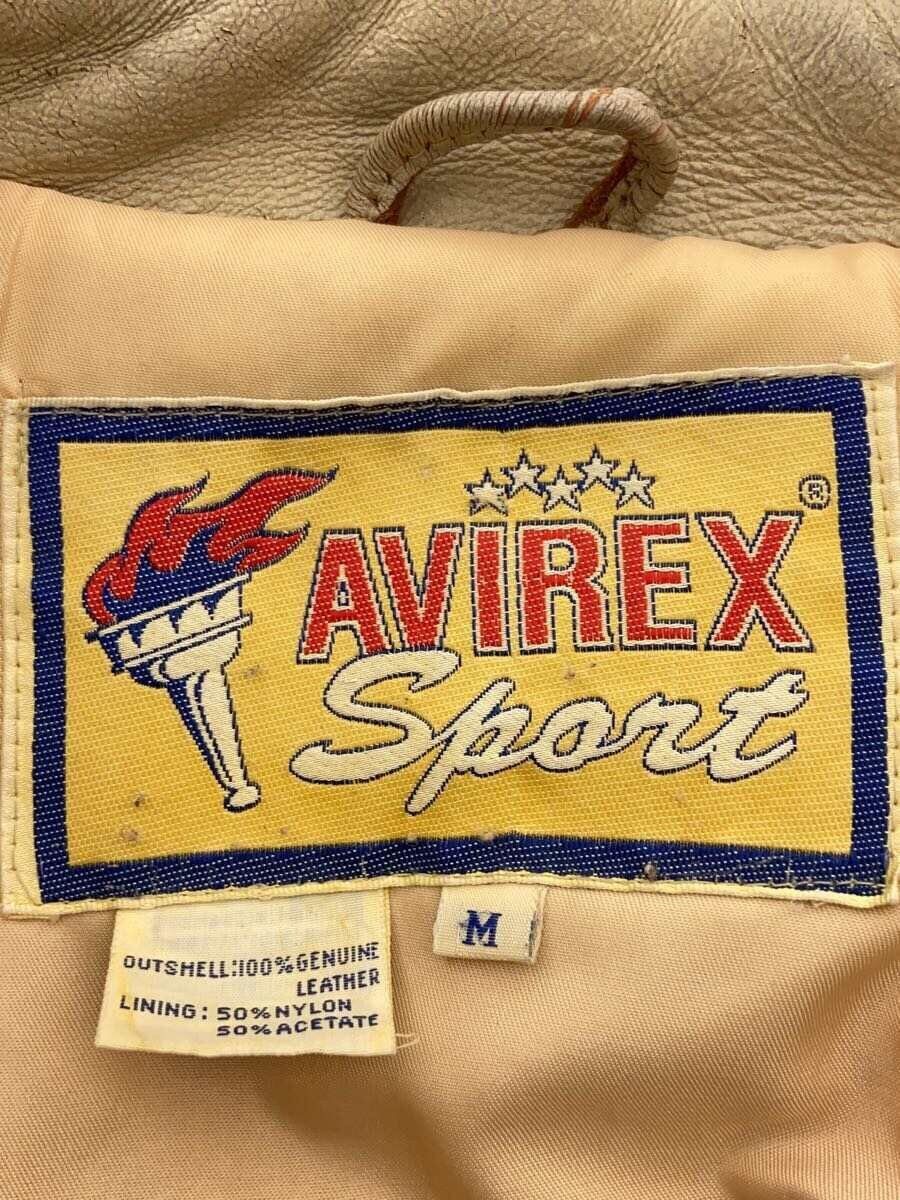 Avirex Avirex Plain Leather Stadium Jacket Navy Size US M / EU 48-50 / 2 - 3 Thumbnail