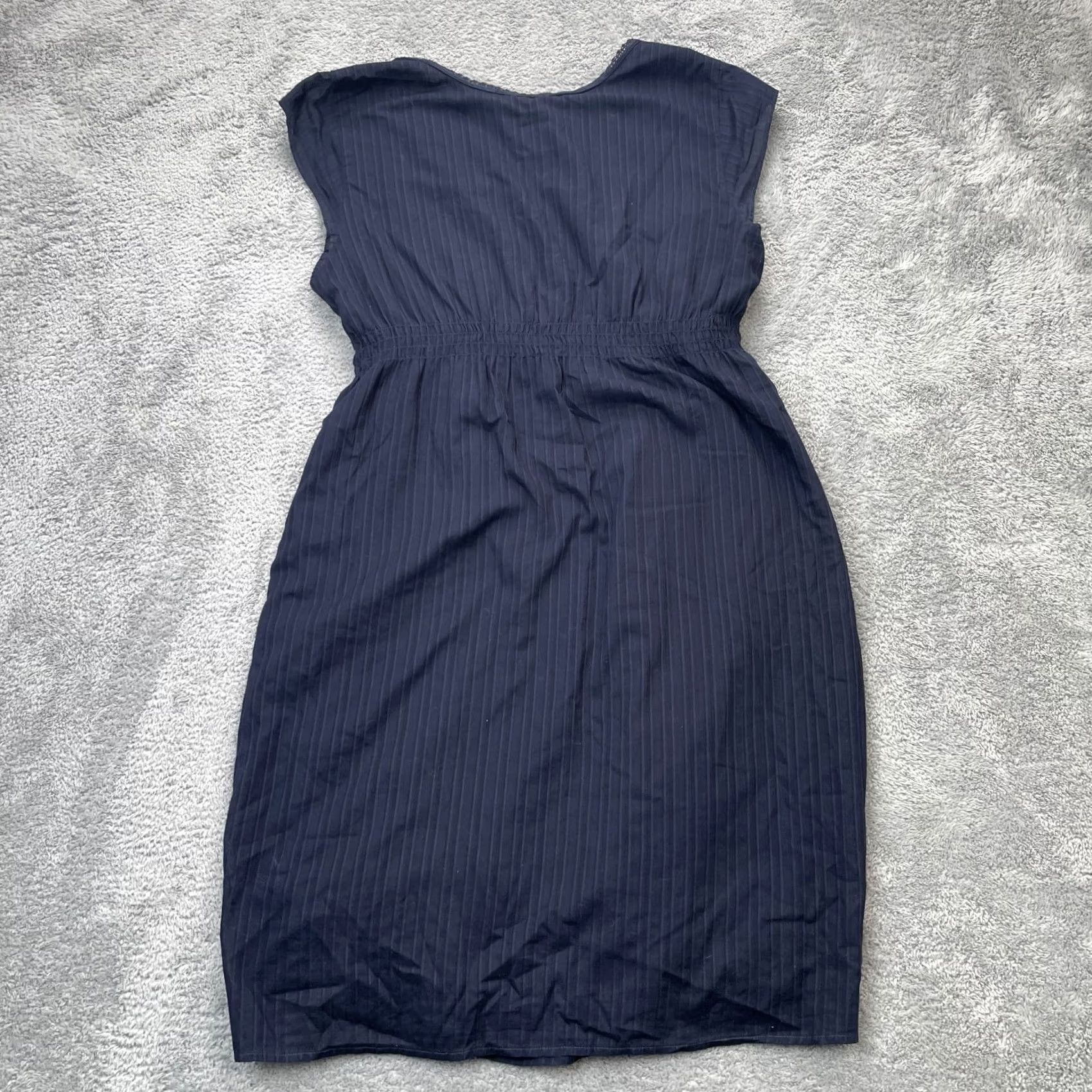Eddie Bauer Eddie Bauer Dress Womens 18 Blue Fit & Flare Cotton Smocked Waist Cap Sleeve Dress Womens 18 Blue Fit & Flare Cotton Smocked Waist Cap Sleeve Size XXL / US 16-18 / IT 52-54 - 2 Thumbnail