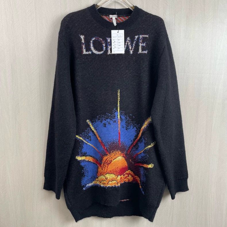 Loewe Loewe Black Super Edition Show Sunset Knitted Embroidered Size L / US 10 / IT 46 - 1 Thumbnail