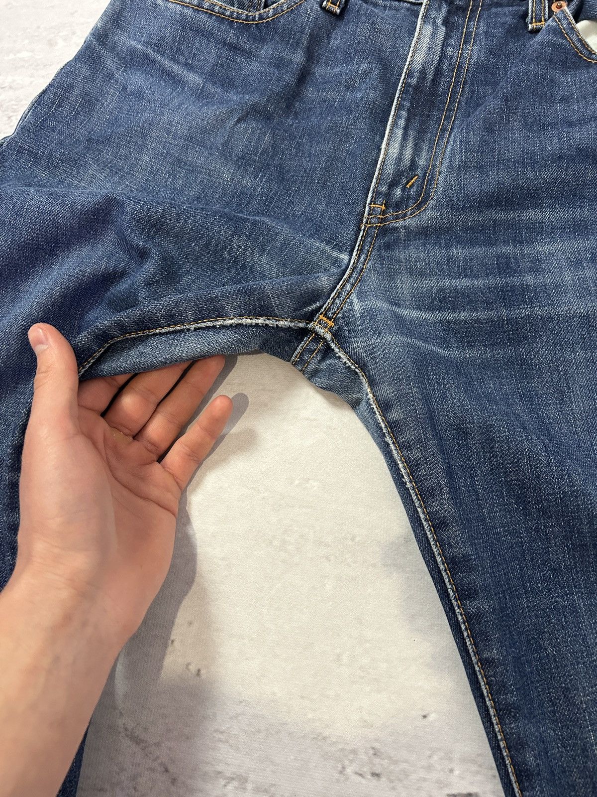 Levi's Vintage Clothing 💥Vintage Levis Washed Blue Wide Bootcut Denim Jeans 90s💥 Size US 33 - 11 Thumbnail