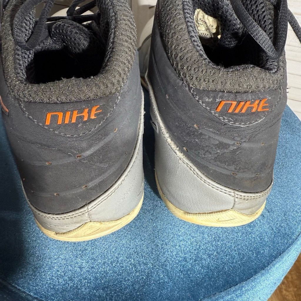Nike zoom Steve Nash high top white gray orange basketball shoes men\'s sz 11 Nike zoom Steve Nash high top white gray orange basketball  main image 3
