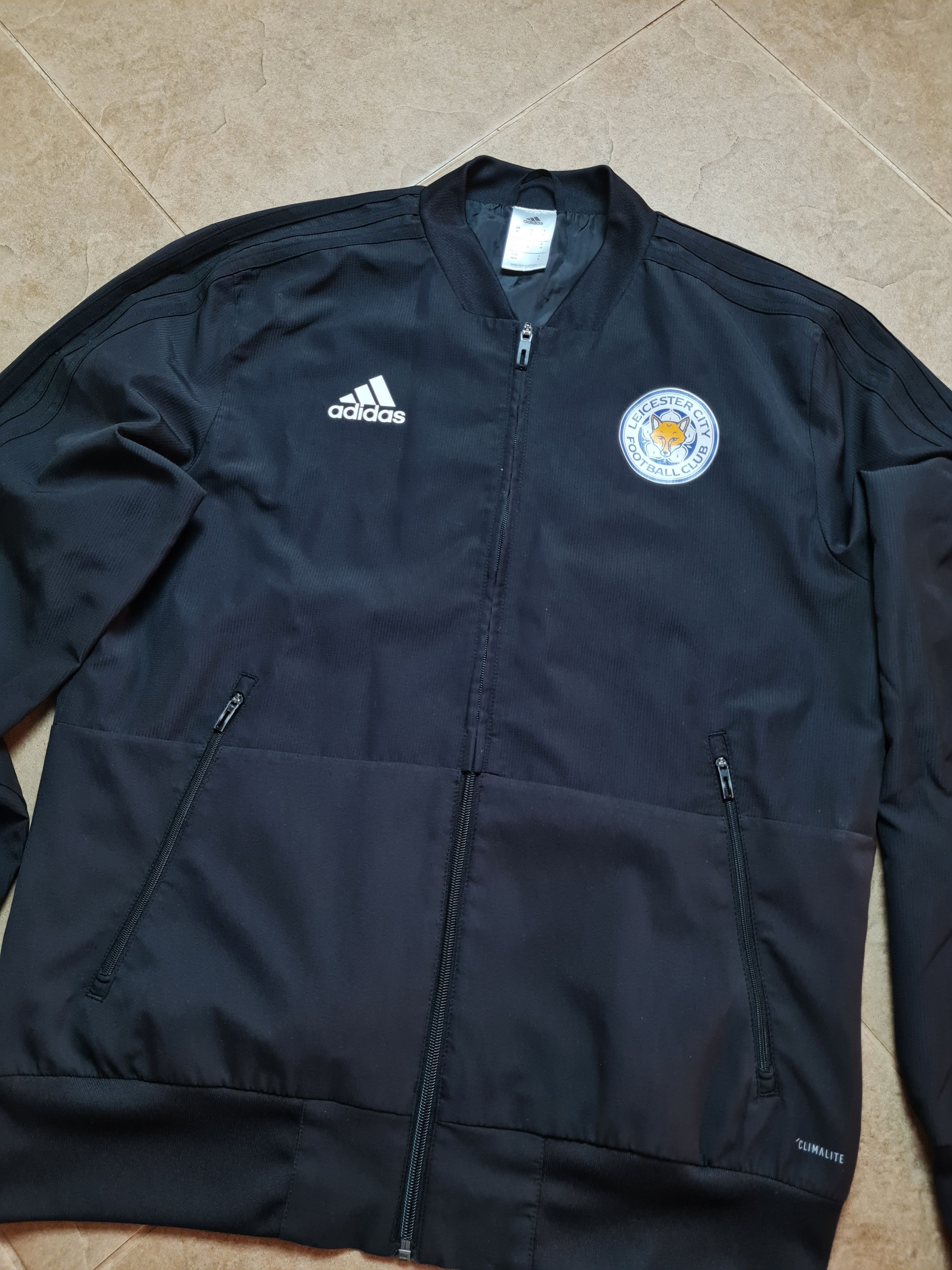 Adidas Football Jacket Leicester City Soccer Training Top Adidas Size US M / EU 48-50 / 2 - 3 Thumbnail