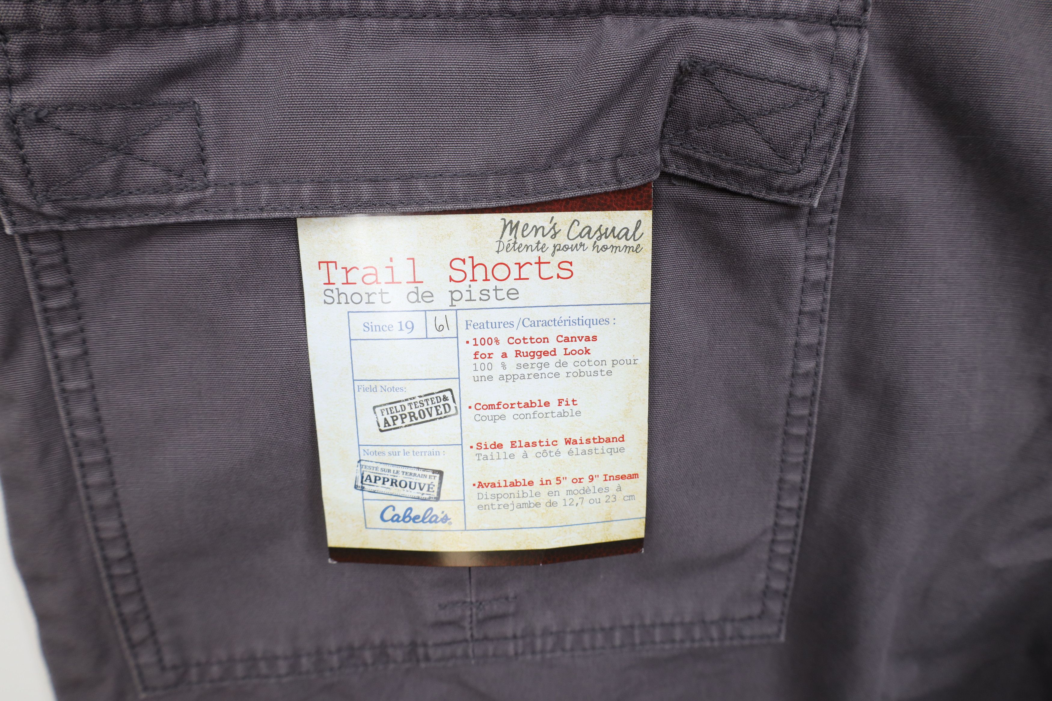Cabelas Deadstock Vintage Cabelas Pocket Trail Trekking Cargo Shorts Size US 42 / EU 58 - 5 Thumbnail