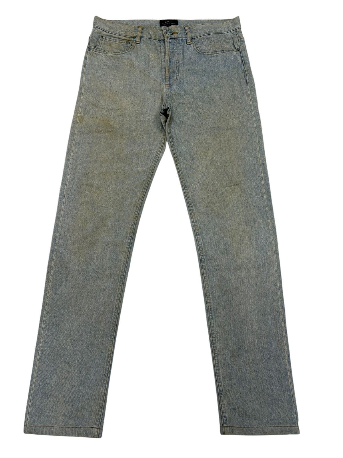 A.P.C. A.P.C Straight Leg Cut Mud Rusty Jeans Size US 30 / EU 46 - 7 Thumbnail