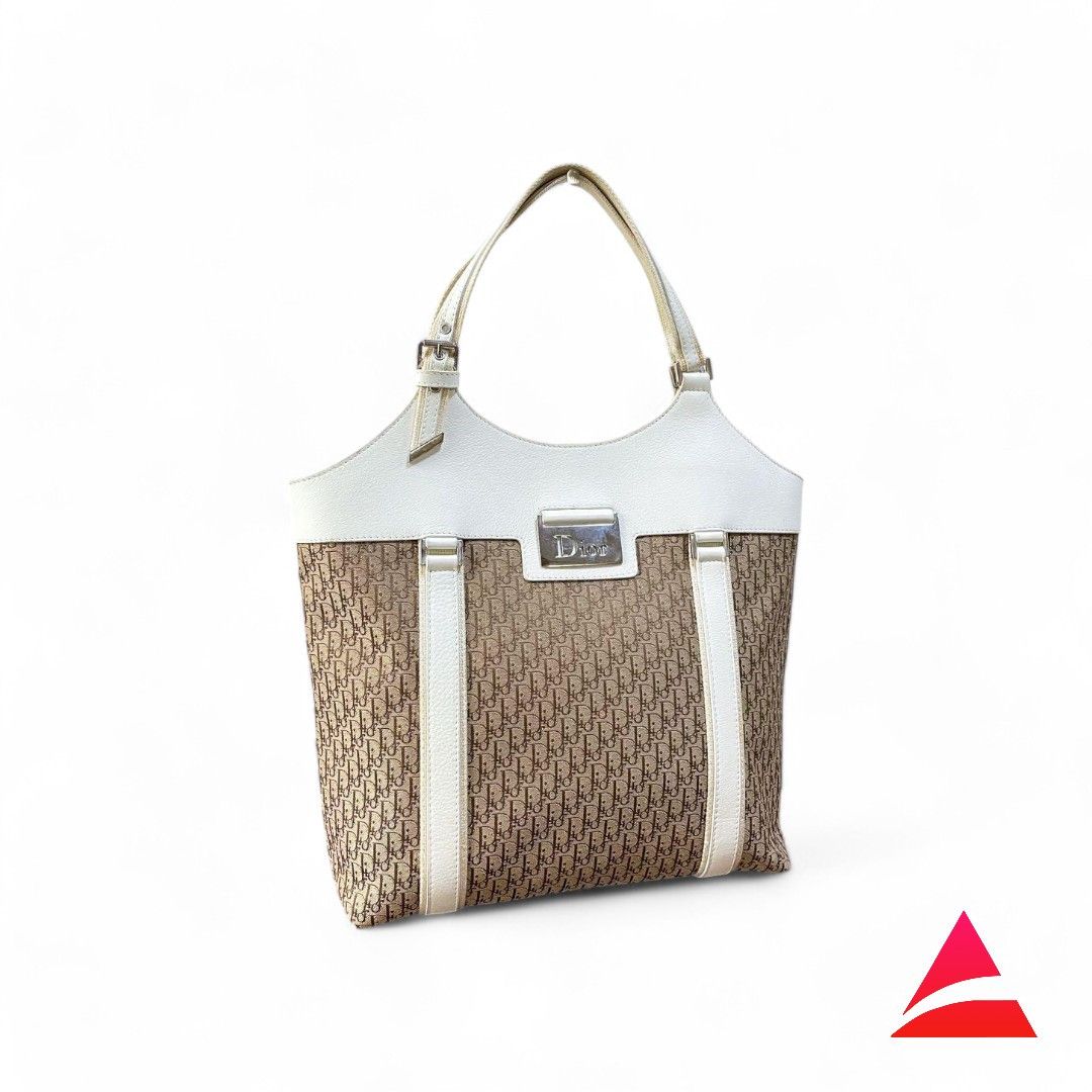 Dior - Street Chic Trotter Handbag Monogram Beige