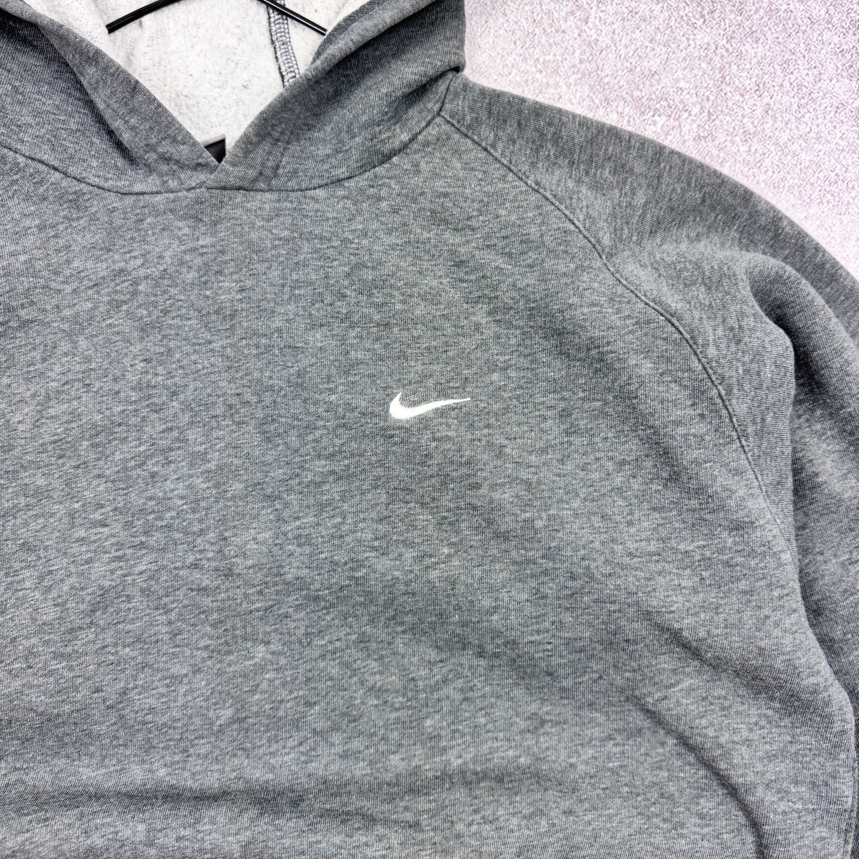 Nike Nike Vintage Grey Oversize Hoodie Logo Size S-M Size M / US 6-8 / IT 42-44 - 4 Thumbnail