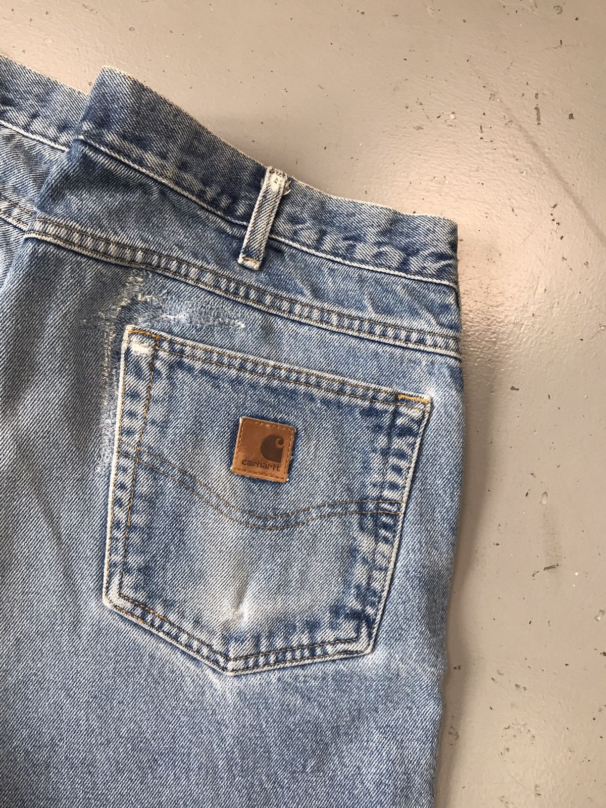 Carhartt Vintage Carhartt B17 DST repaired denim Size US 38 / EU 54 - 18 Thumbnail