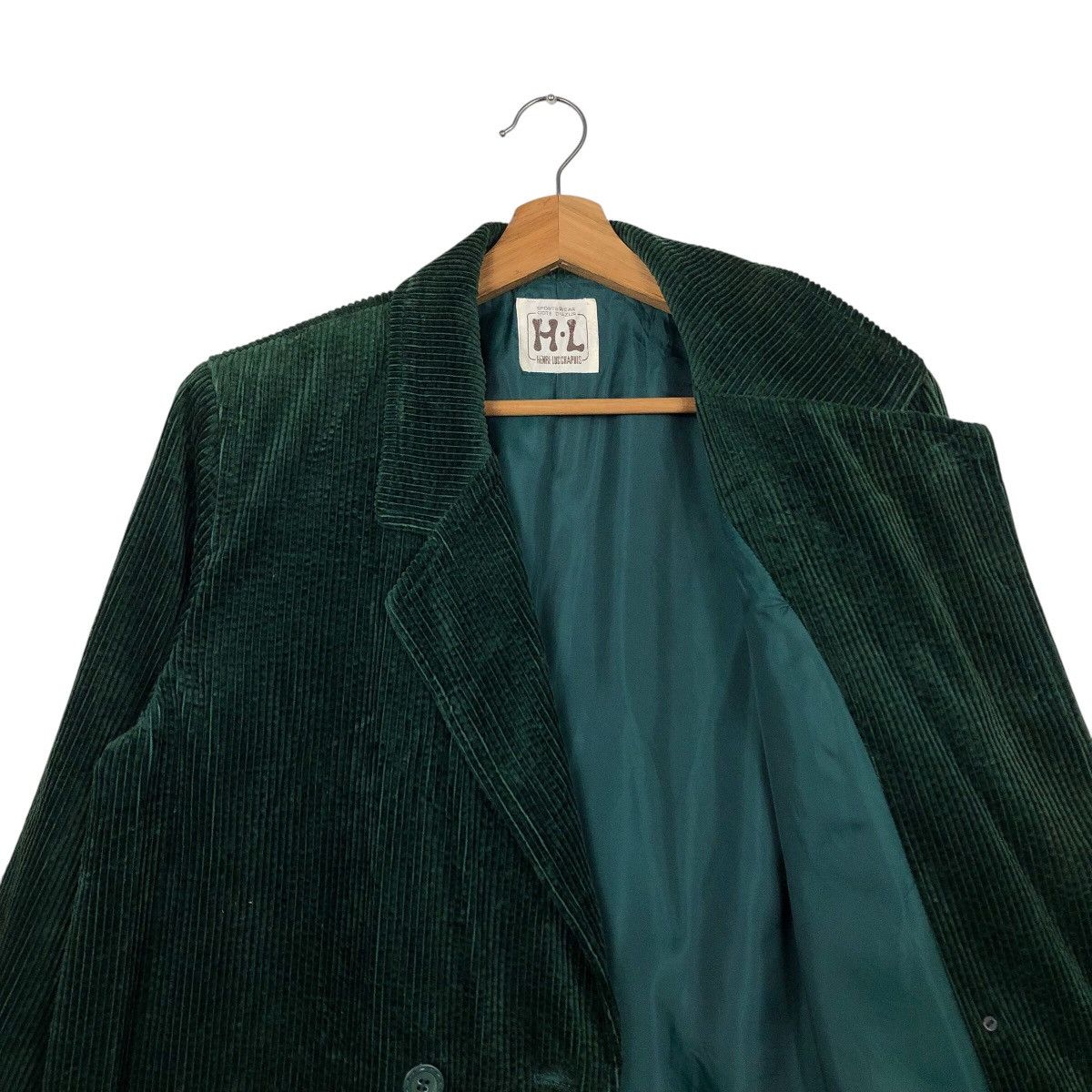 Japanese Brand 📌Corduroy Chore Jacket Henri Lucchapuis Issey Miyake Size US M / EU 48-50 / 2 - 13 Thumbnail